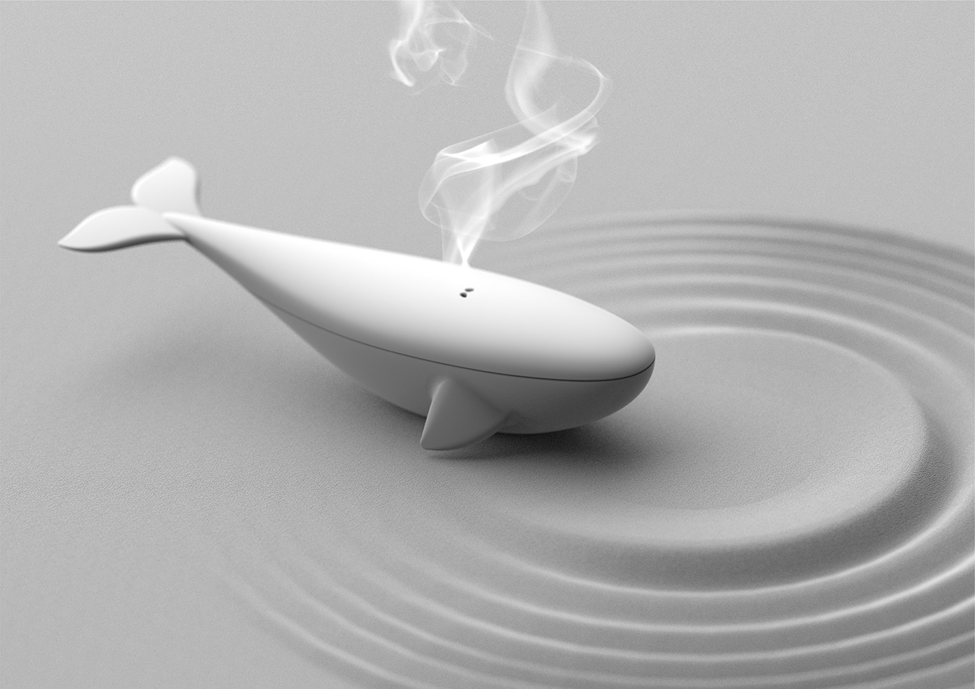 whale incence，Aromatic diffuser，product design，originality，