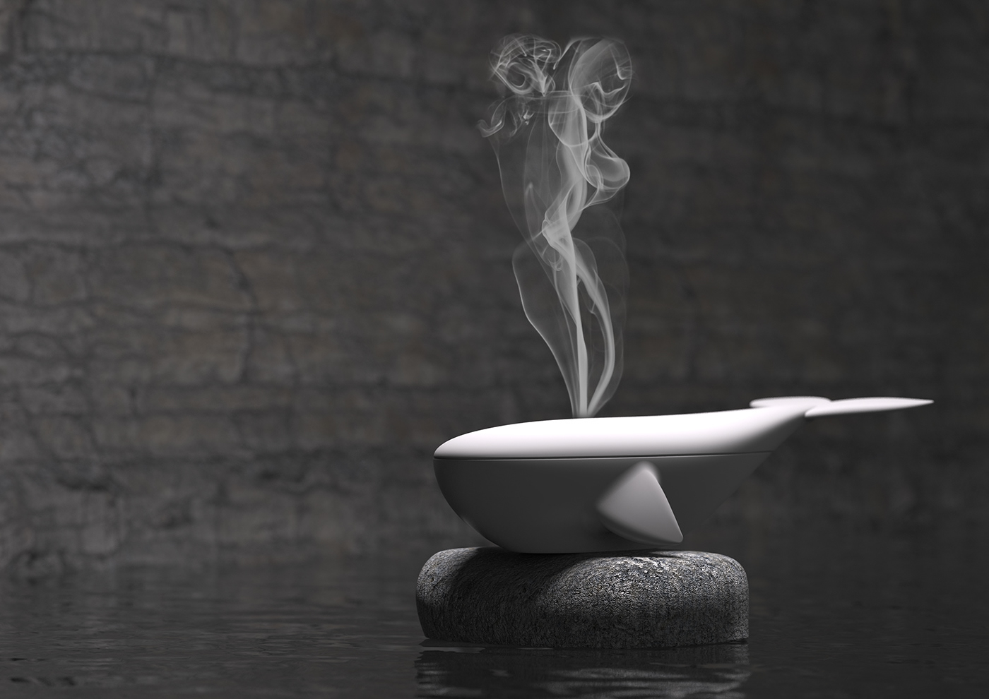 whale incence，Aromatic diffuser，product design，originality，