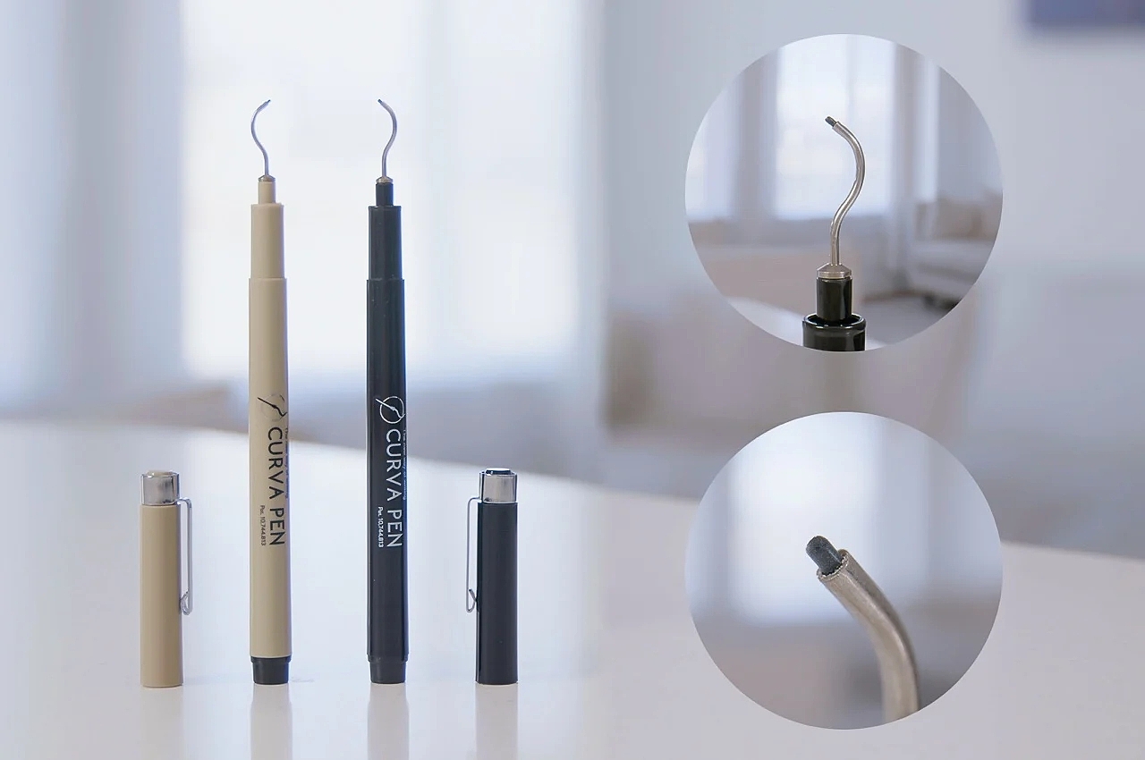 CURVA PEN，Pen，Stationery，originality，