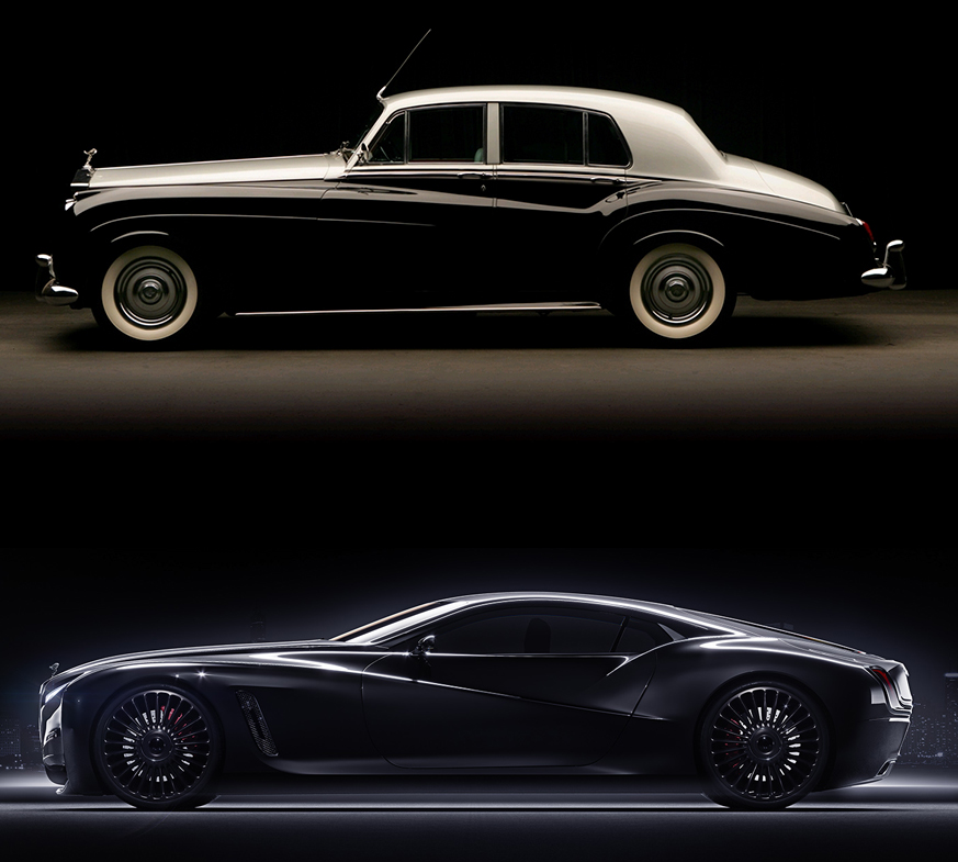 Reprint，automobile，Redesign，Rolls-Royce，