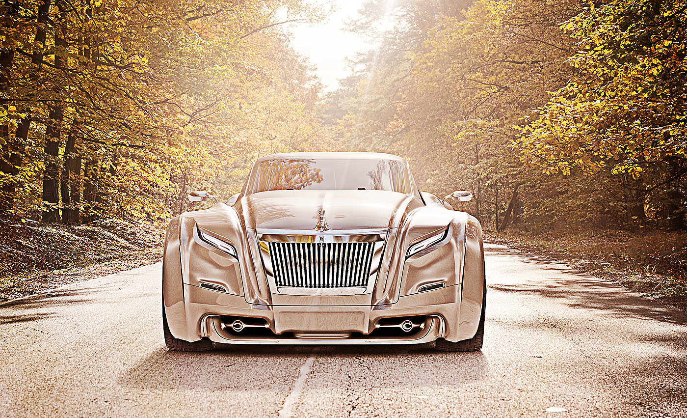 Reprint，automobile，Redesign，Rolls-Royce，