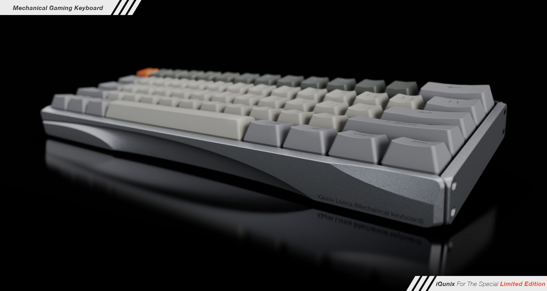 Mechanical keyboard，product design，aluminium alloy，peripheral，iQunix，
