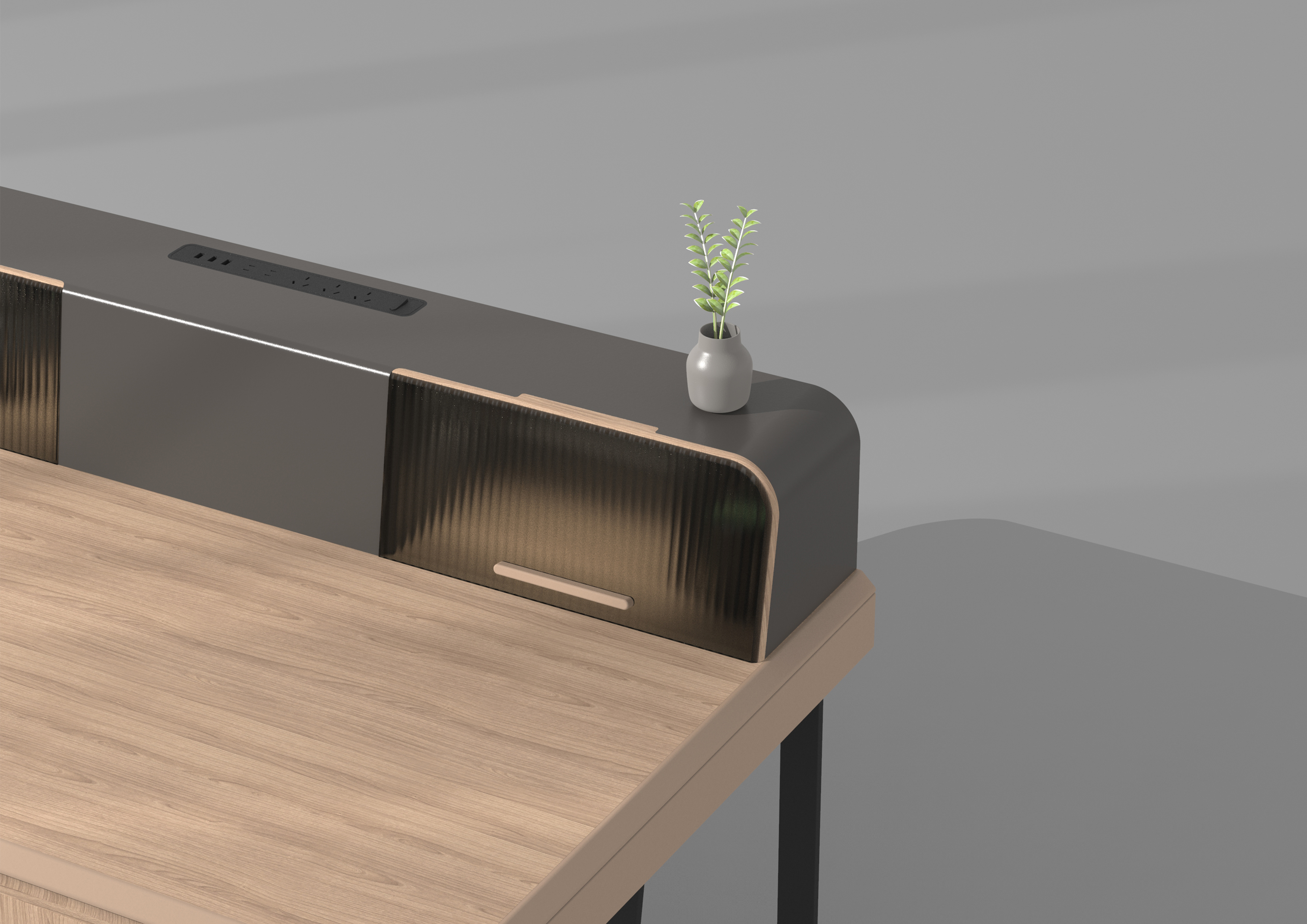 Female design，desk，