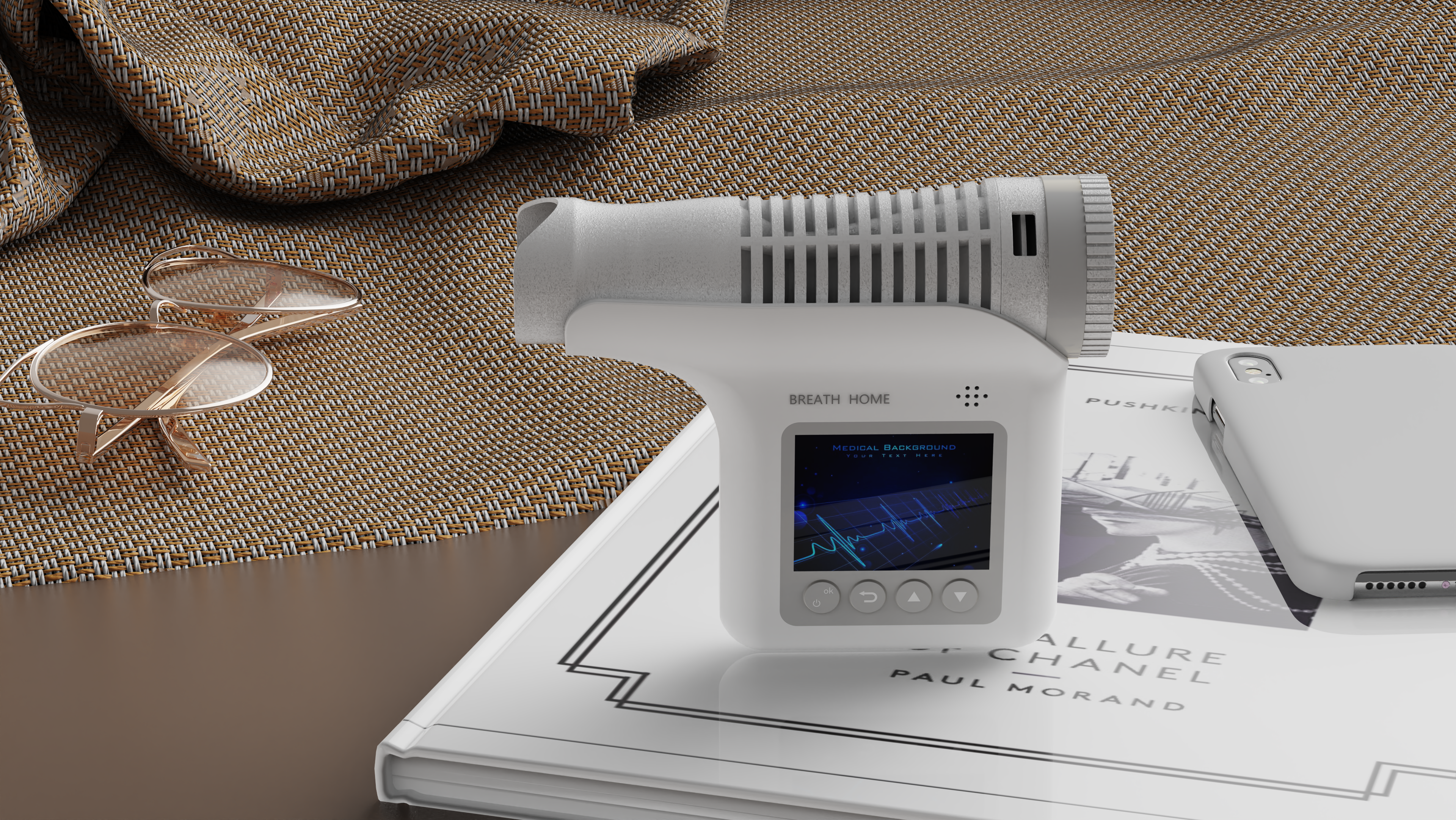 breathing，medical care，