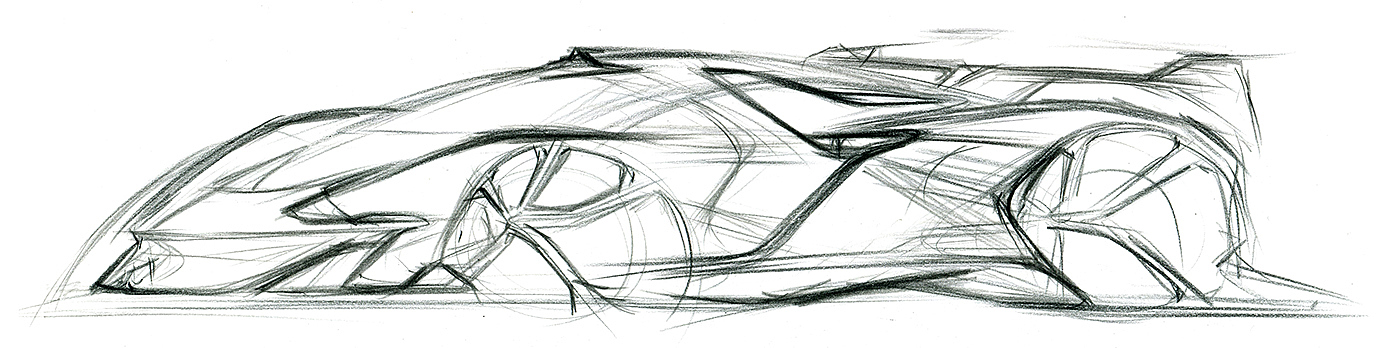 automobile，Hand drawn，Line，