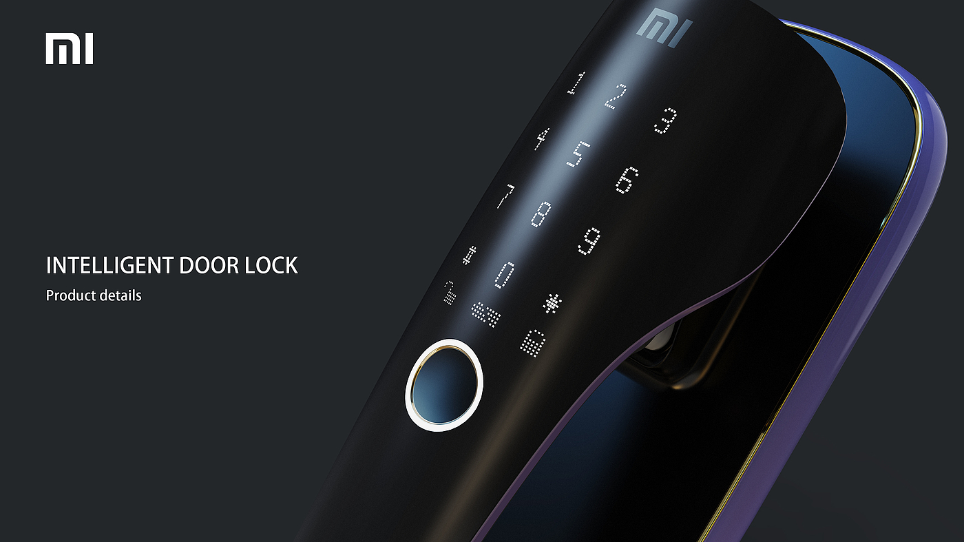 Intelligent door lock，Fingerprint lock，Living home，