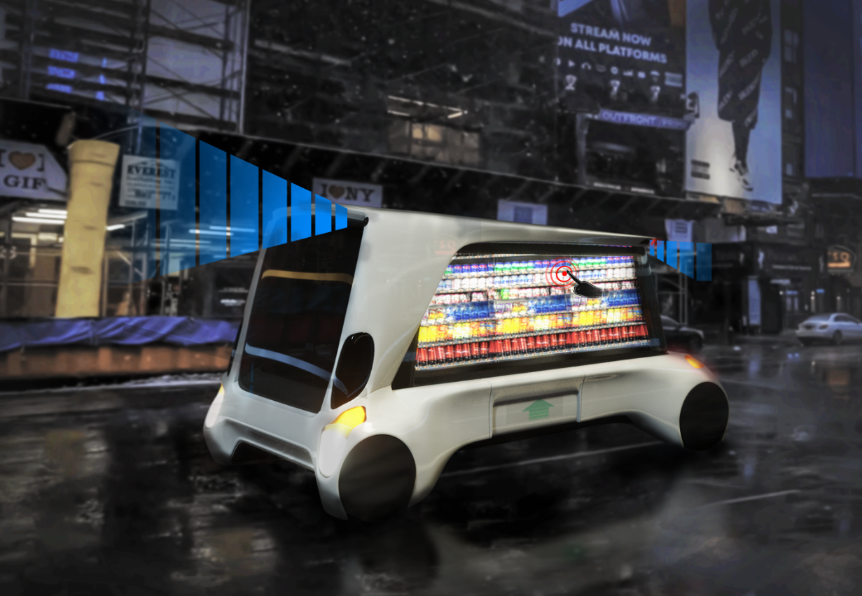 No one sells，Unmanned vehicle，machine learning，artificial intelligence，Goods looking for someone，