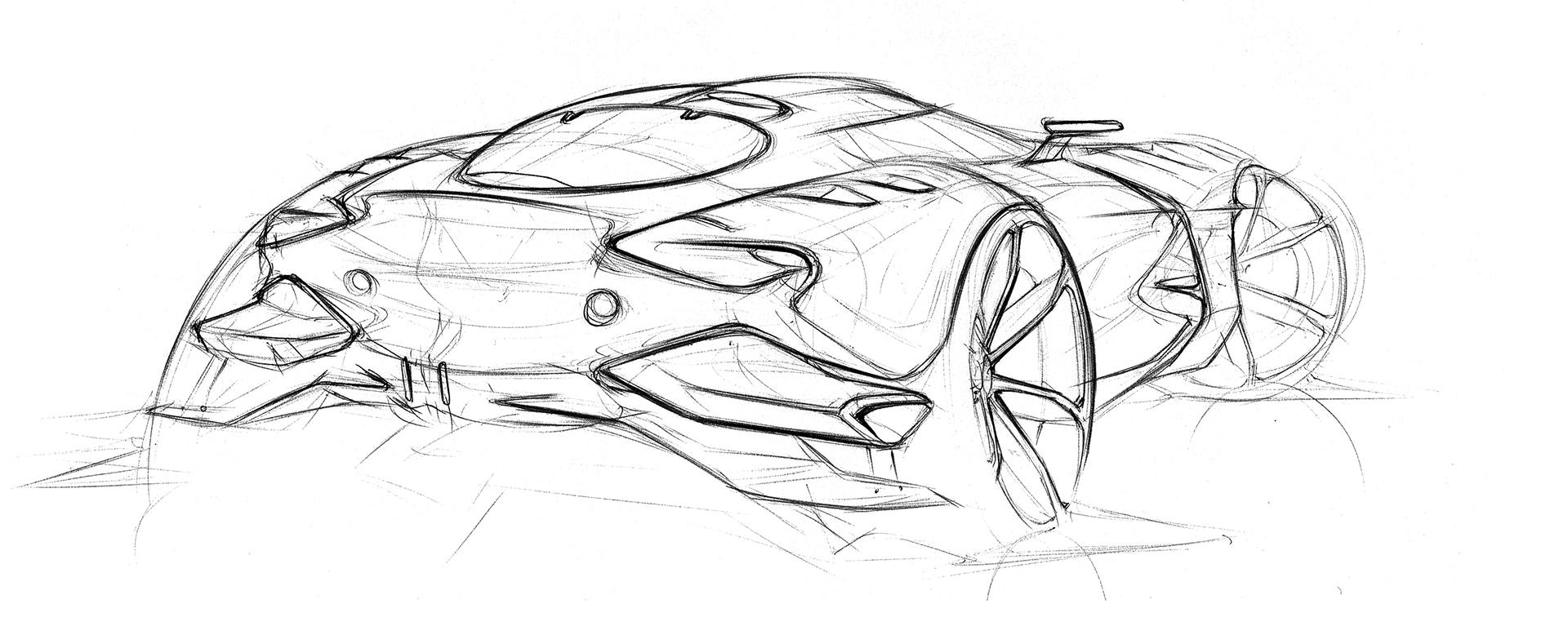 Hand drawn，automobile，Line，