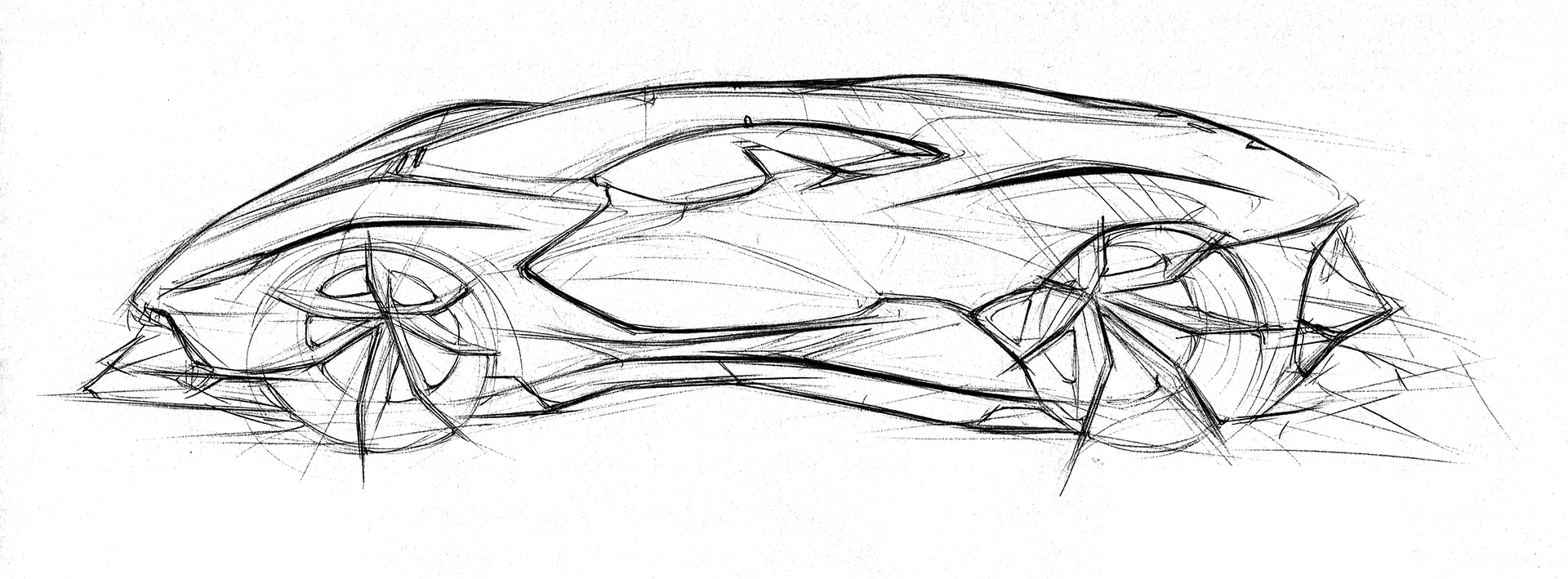 Hand drawn，automobile，Line，