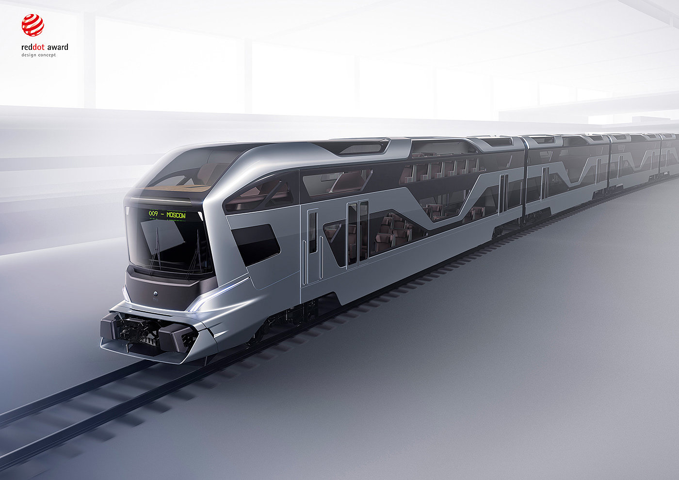 AIRSCP，Double deck train，reddot，train，rail transit，