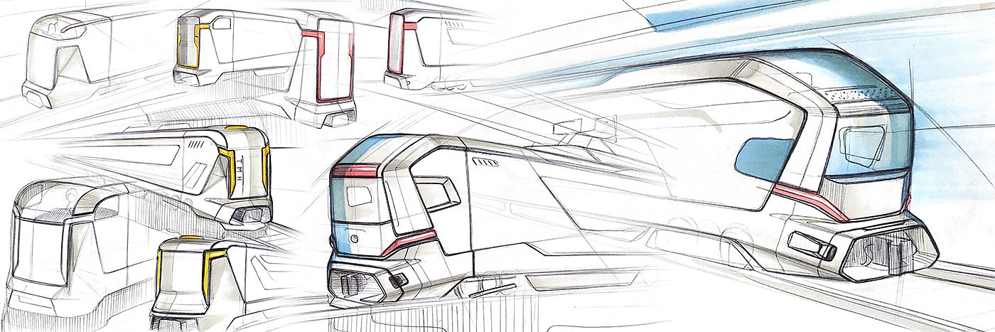 AIRSCP，Double deck train，reddot，train，rail transit，