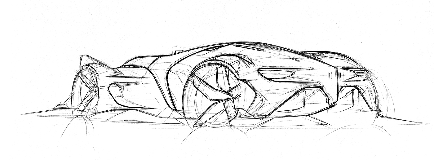 Hand drawn，automobile，Line，