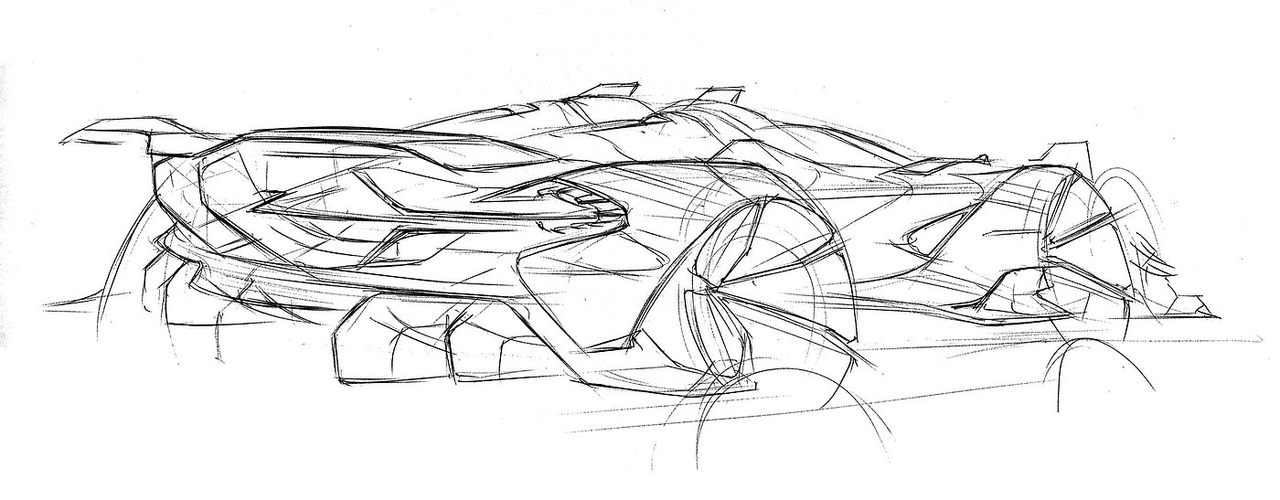 Hand drawn，automobile，Line，