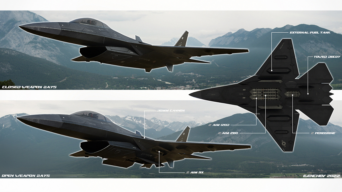 aircraft，fighter，industrial design，concept，military，