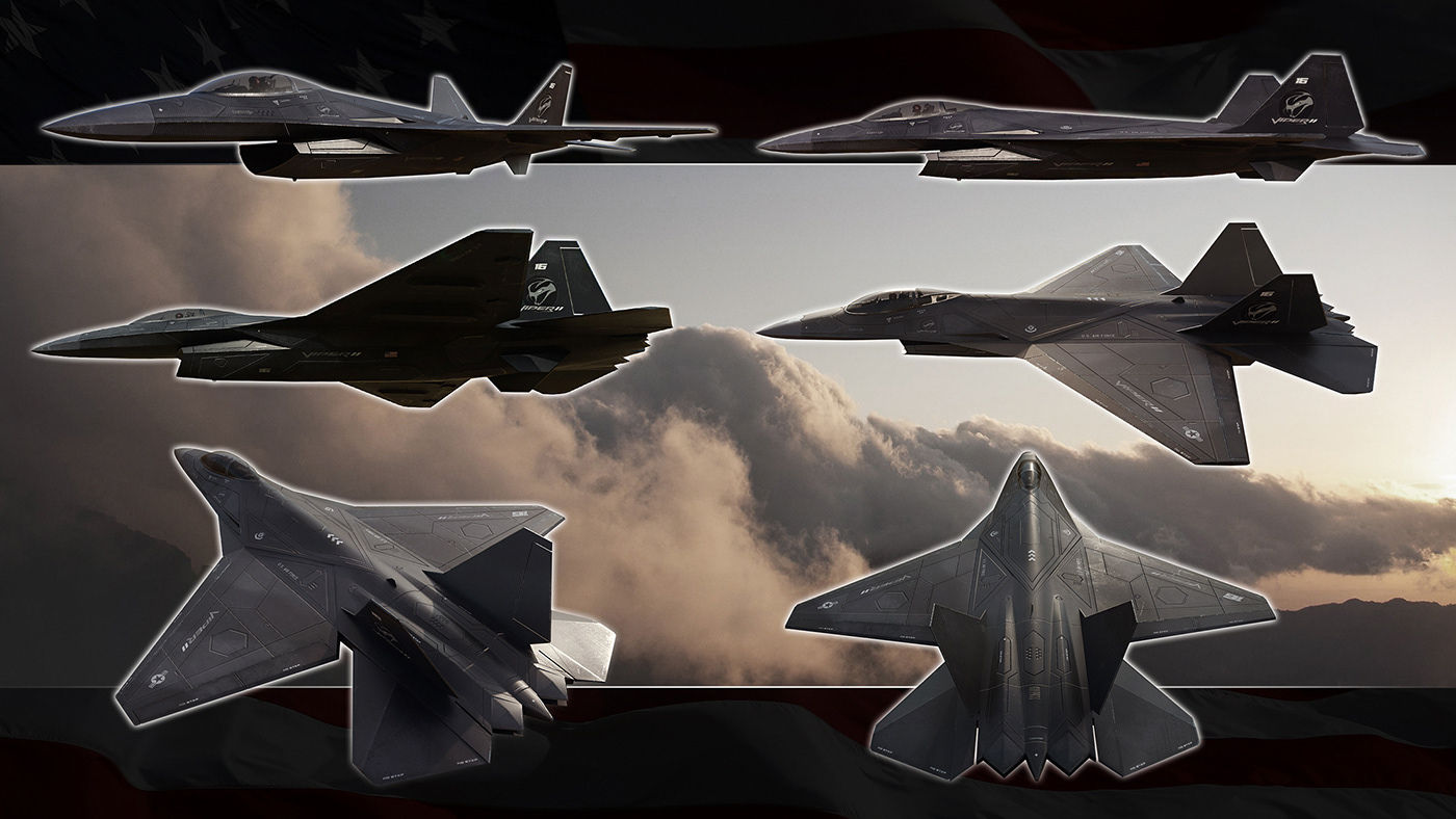 aircraft，fighter，industrial design，concept，military，