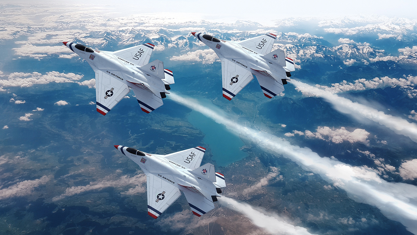 aircraft，fighter，industrial design，concept，military，