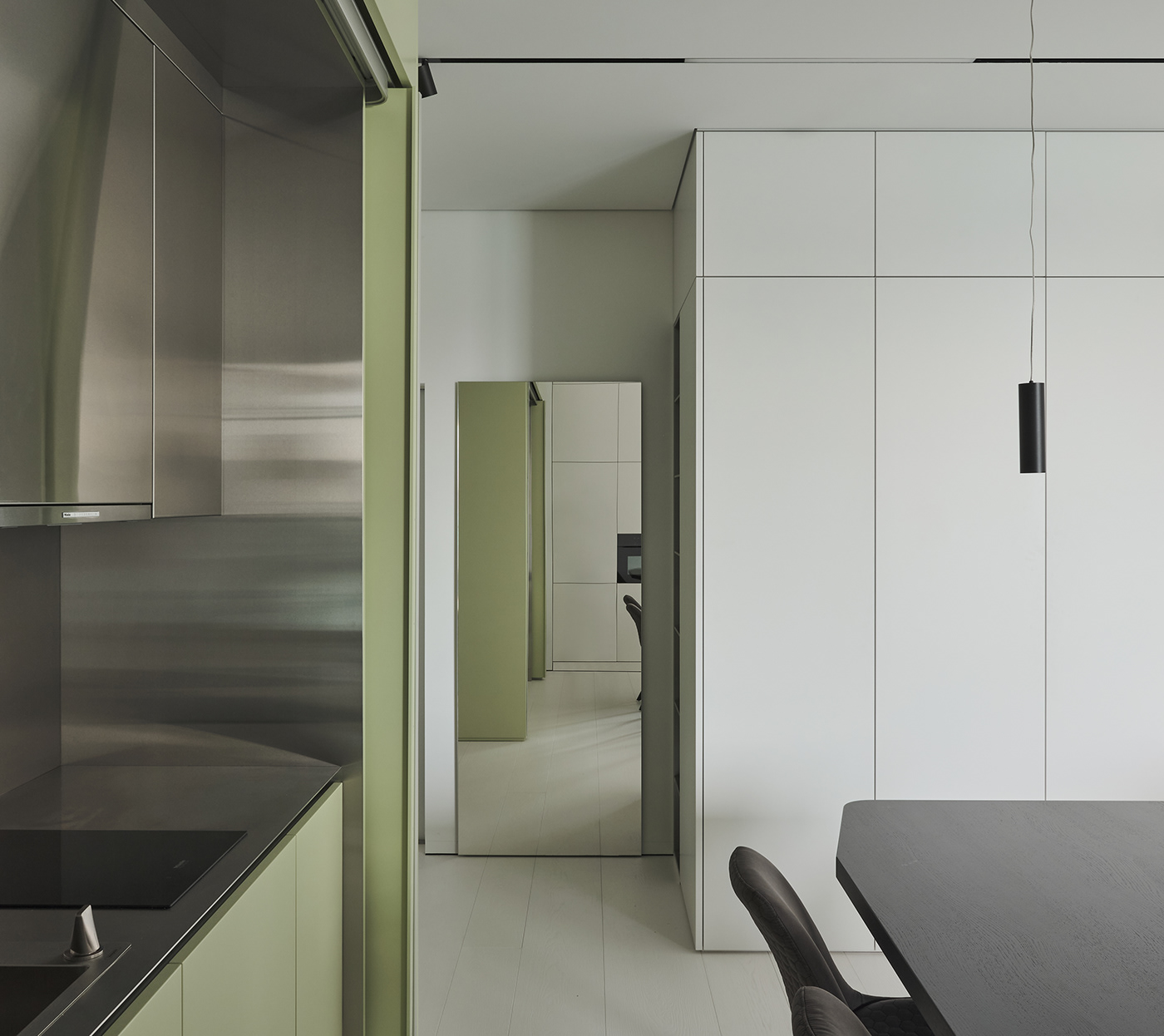 apartment，small-scale，P63，Interior design，green，