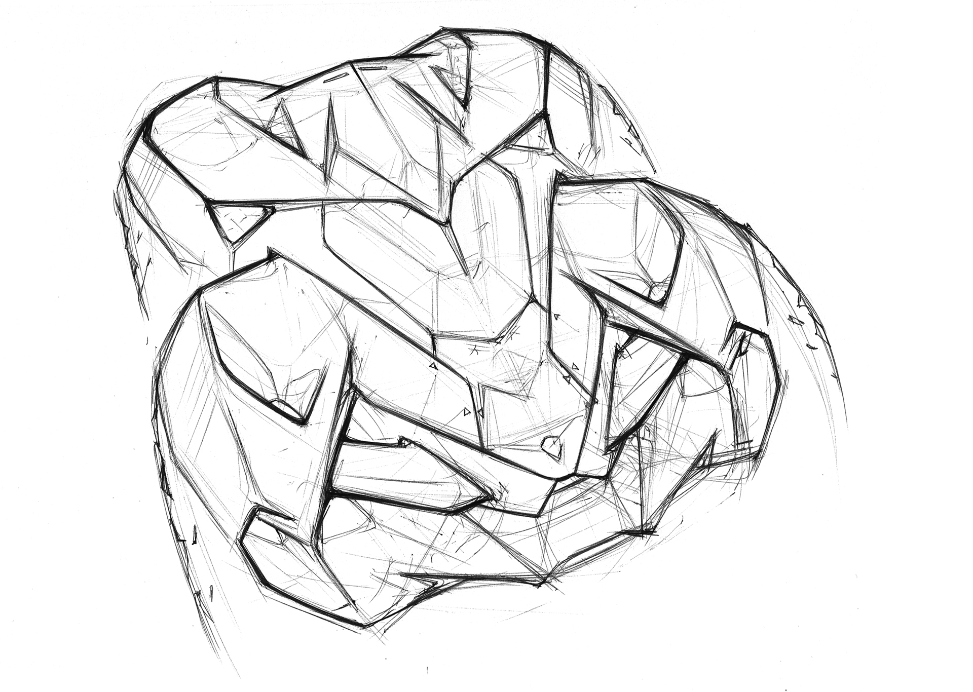 Hand drawn，automobile，Line，