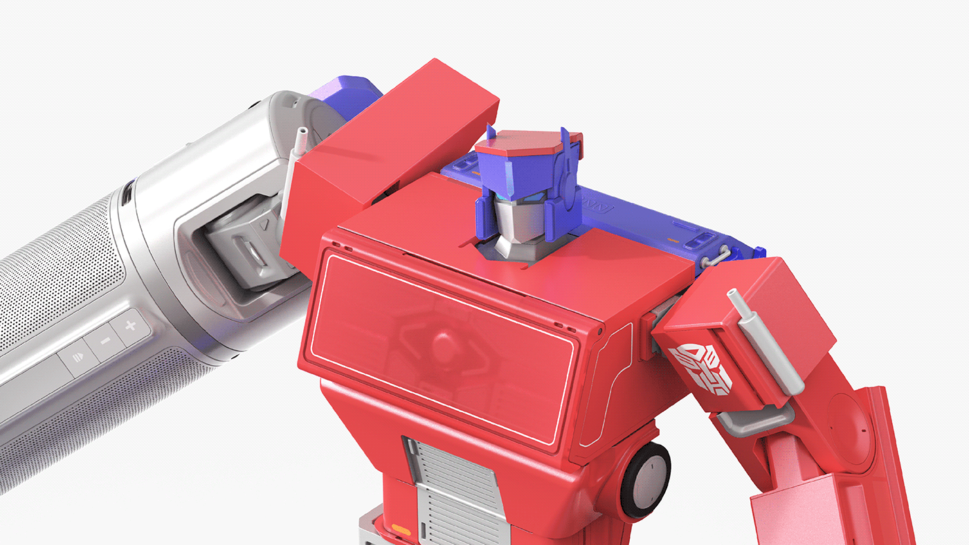 skyreach pillar，character，product design，Transformers，speaker，