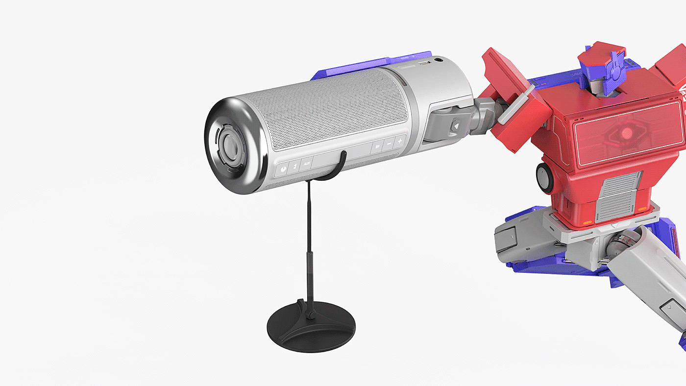 擎天柱，人物，产品设计，变形金刚，扬声器，