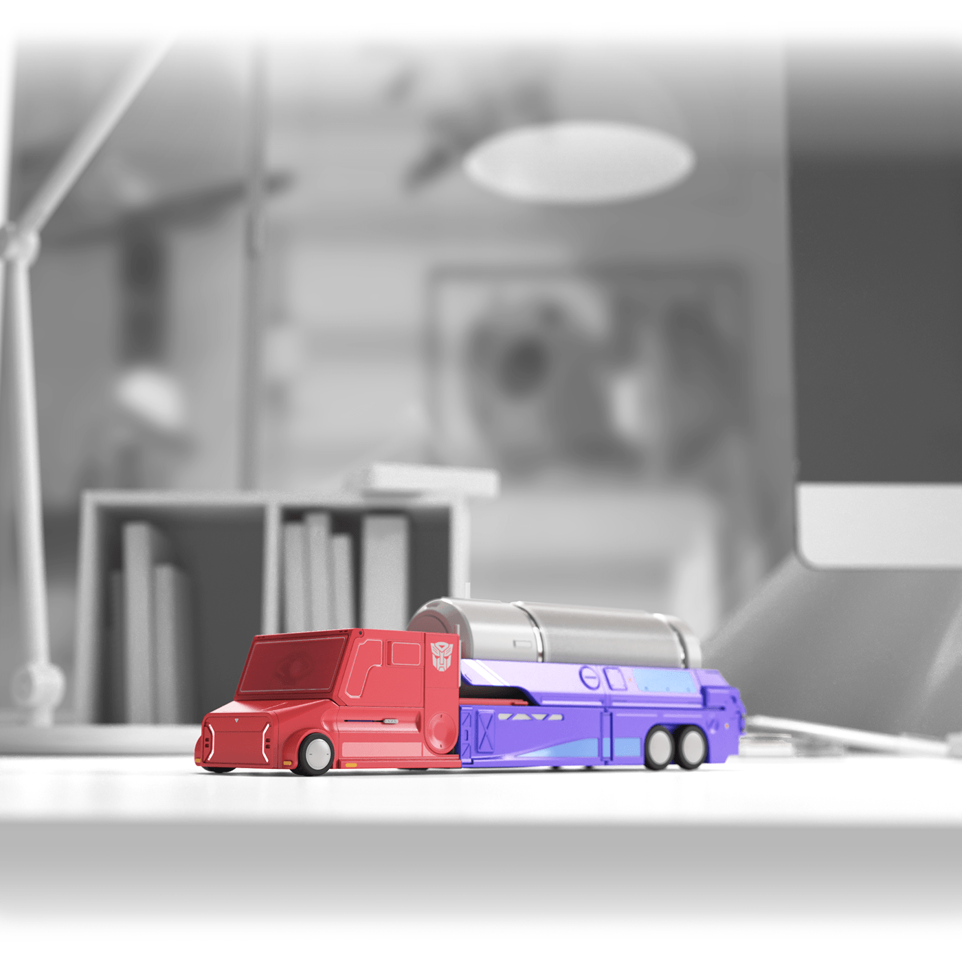 skyreach pillar，character，product design，Transformers，speaker，