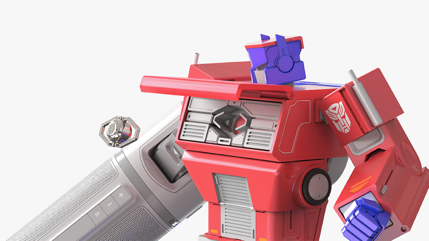 skyreach pillar，character，product design，Transformers，speaker，