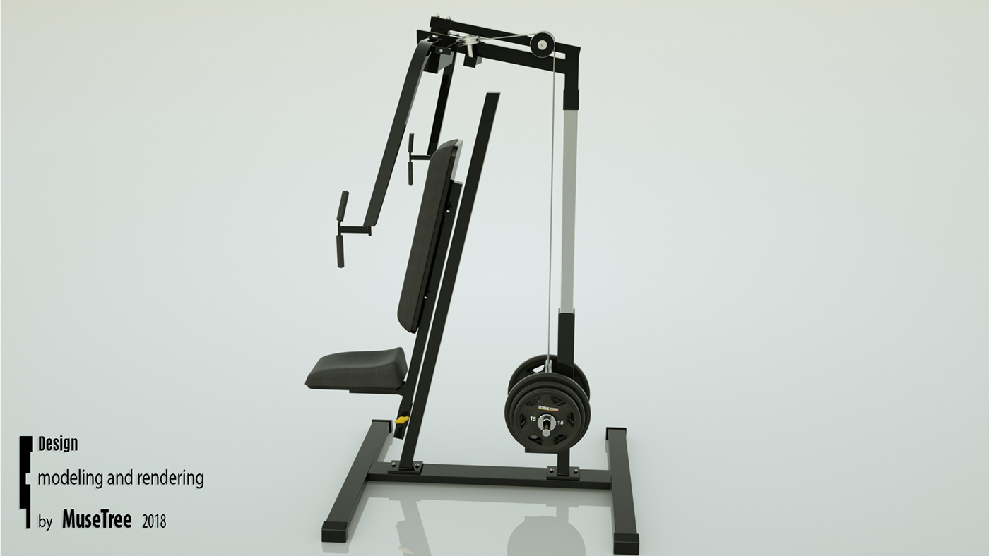 Reprint，Bodybuilding，equipment，Model，