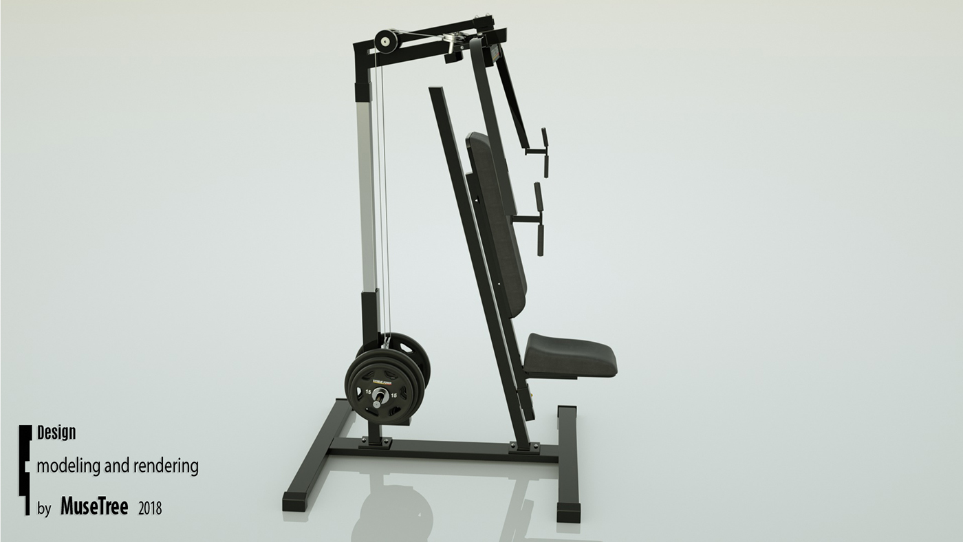 Reprint，Bodybuilding，equipment，Model，