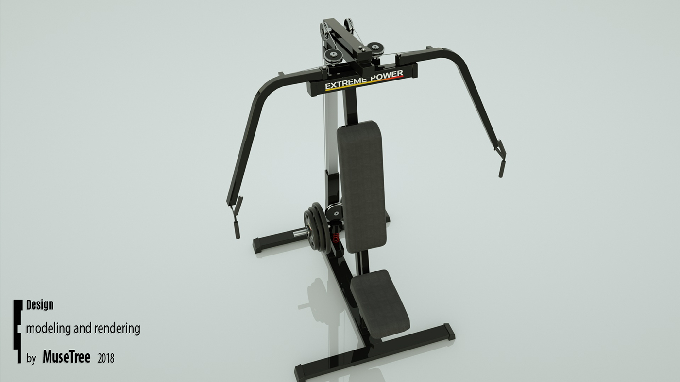 Reprint，Bodybuilding，equipment，Model，