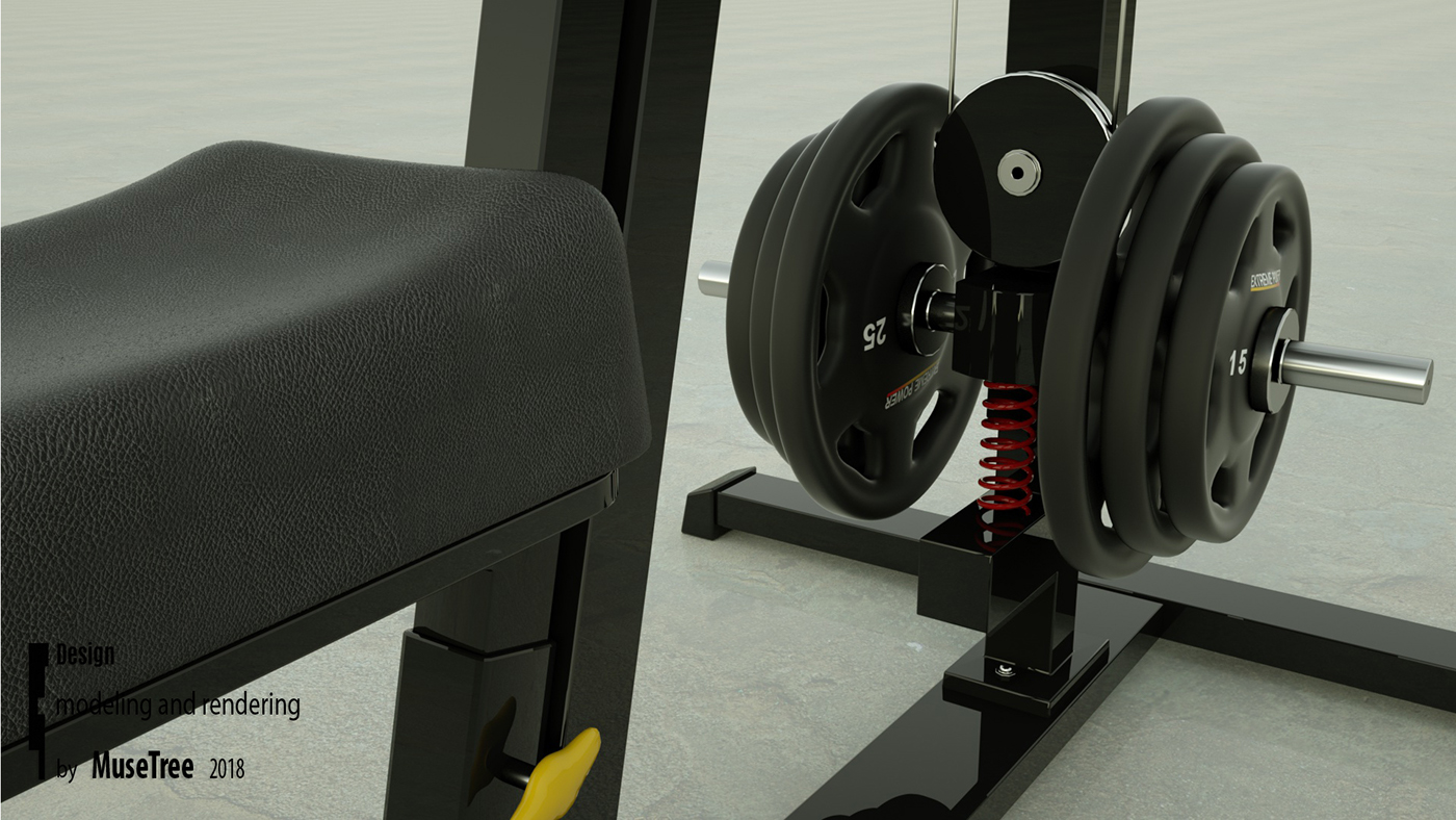 Reprint，Bodybuilding，equipment，Model，