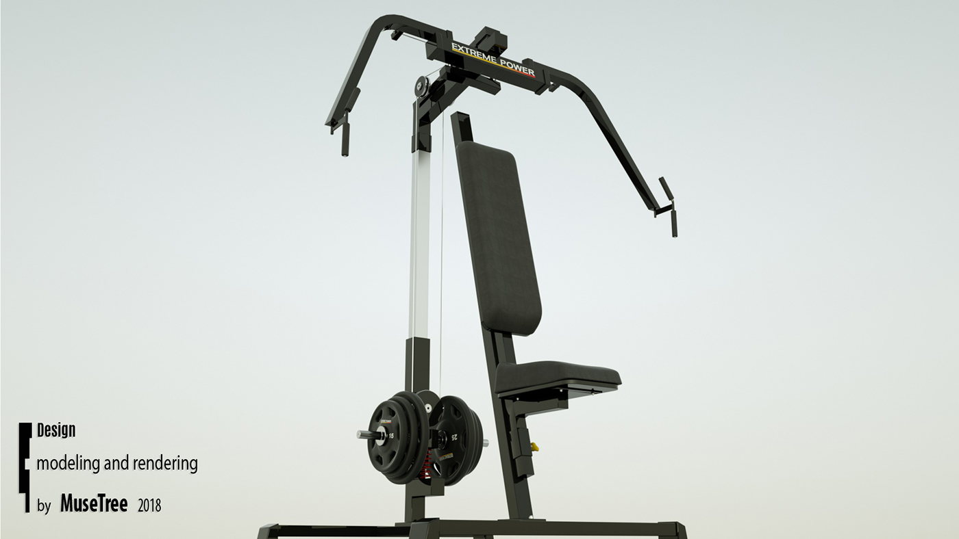 Reprint，Bodybuilding，equipment，Model，