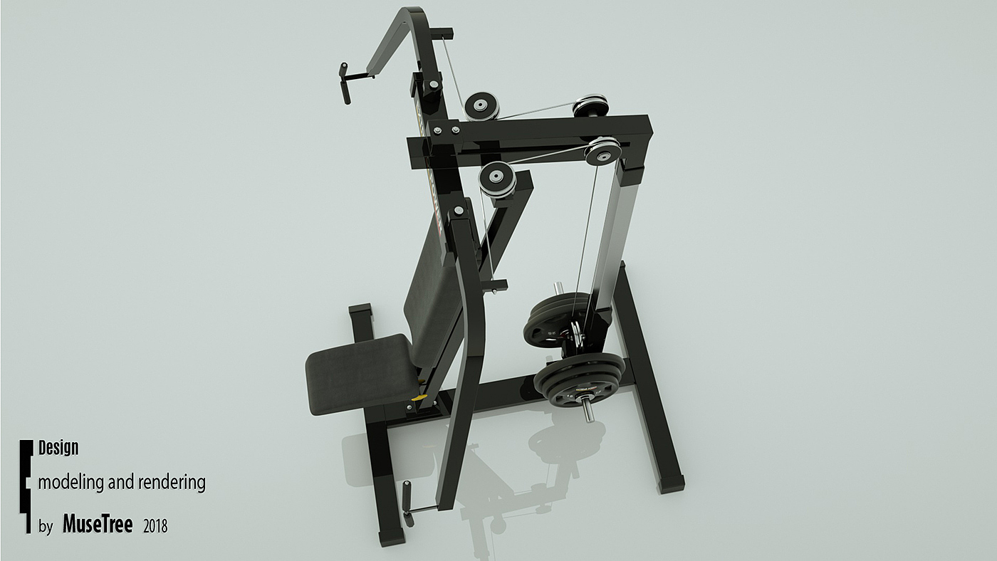 Reprint，Bodybuilding，equipment，Model，