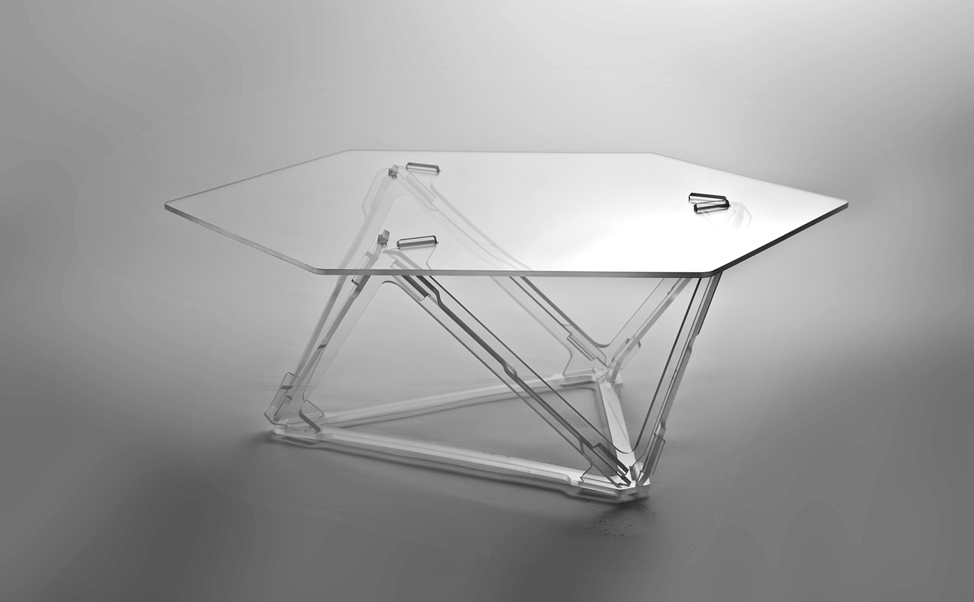 furniture，acrilico，furniture design ，industrial design，Table，