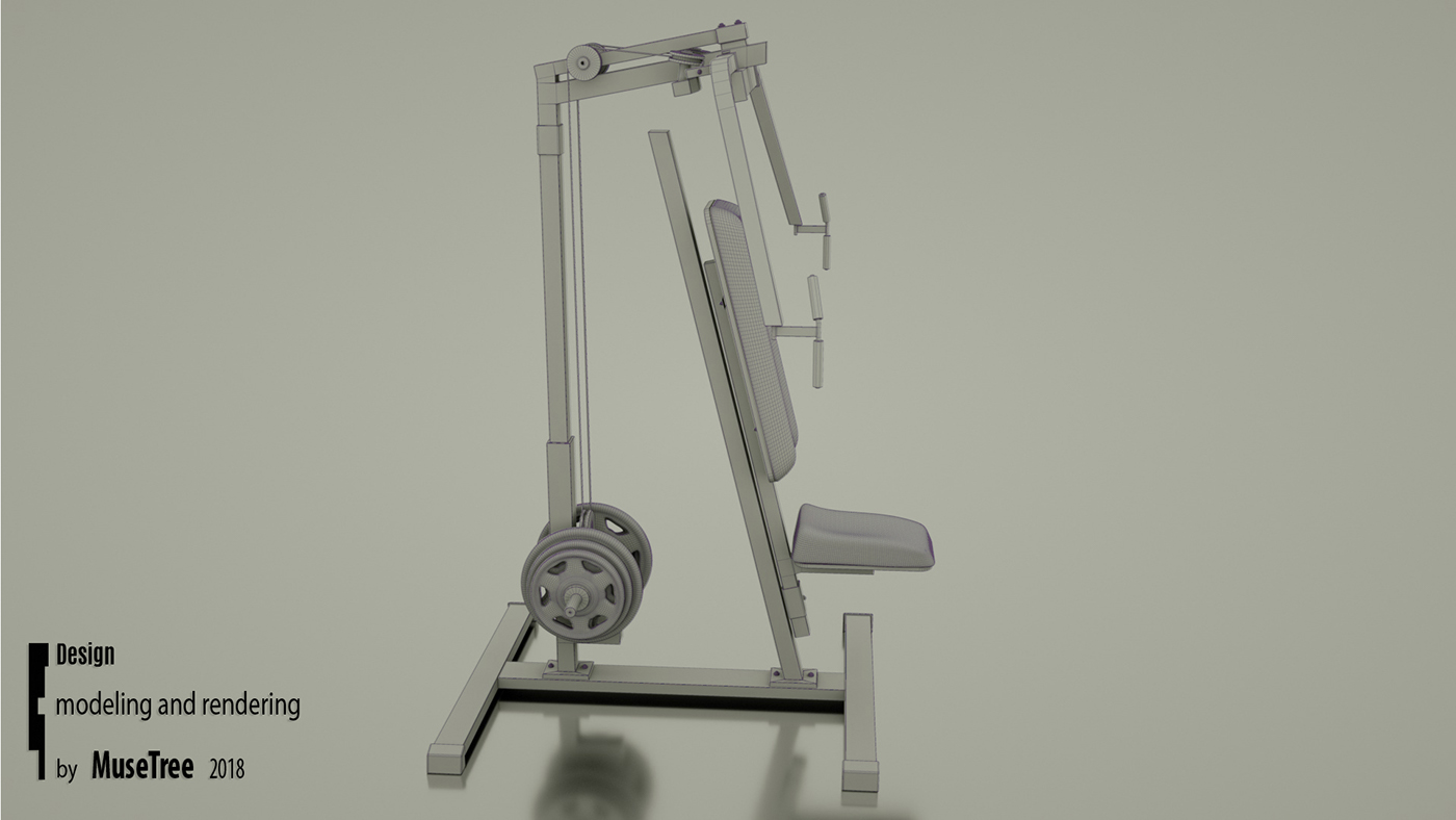 Reprint，Bodybuilding，equipment，Model，