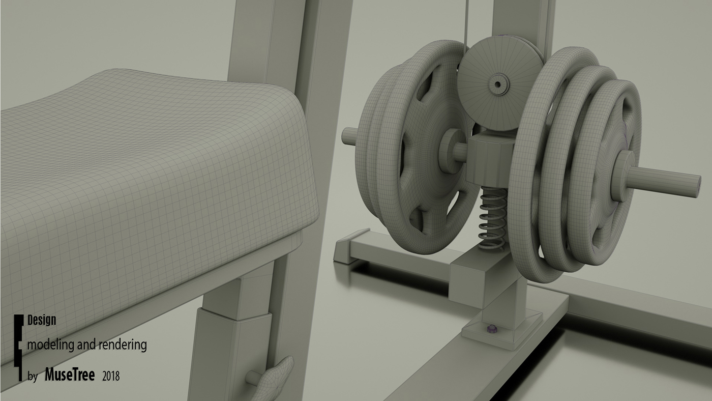 Reprint，Bodybuilding，equipment，Model，