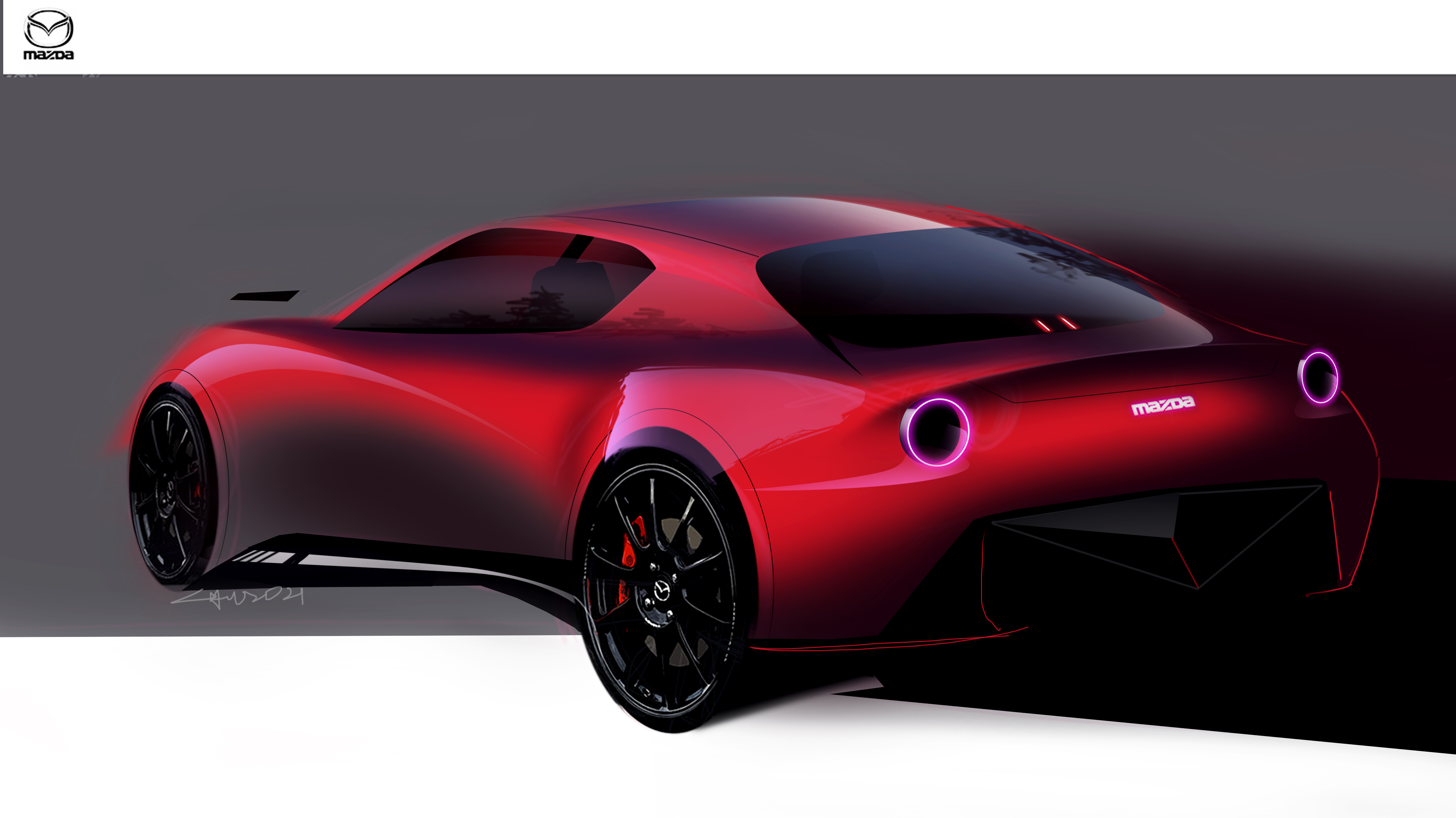 Car design, sketch，