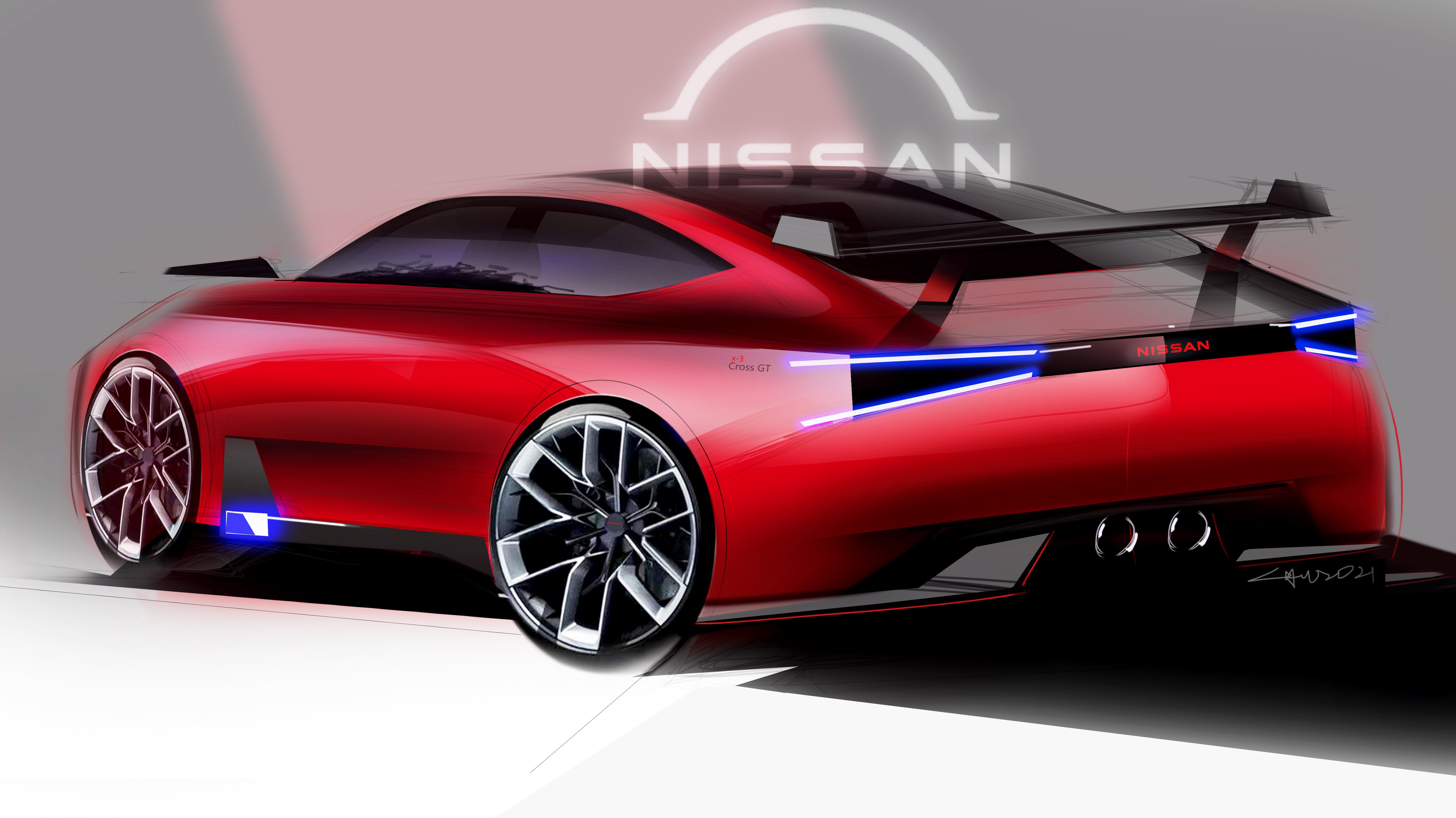 Car design, sketch，