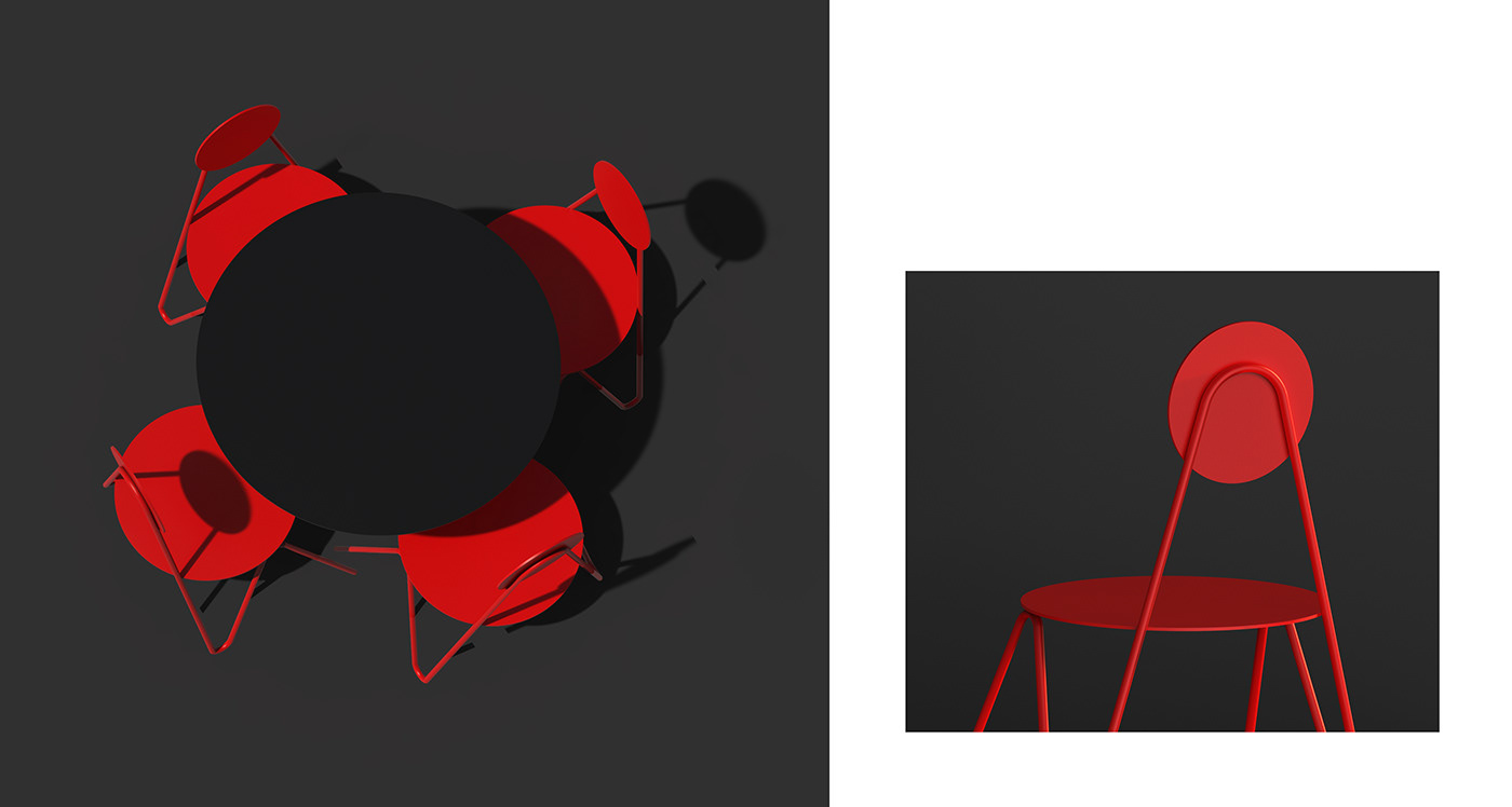 chair，outdoors，product design，Metal，