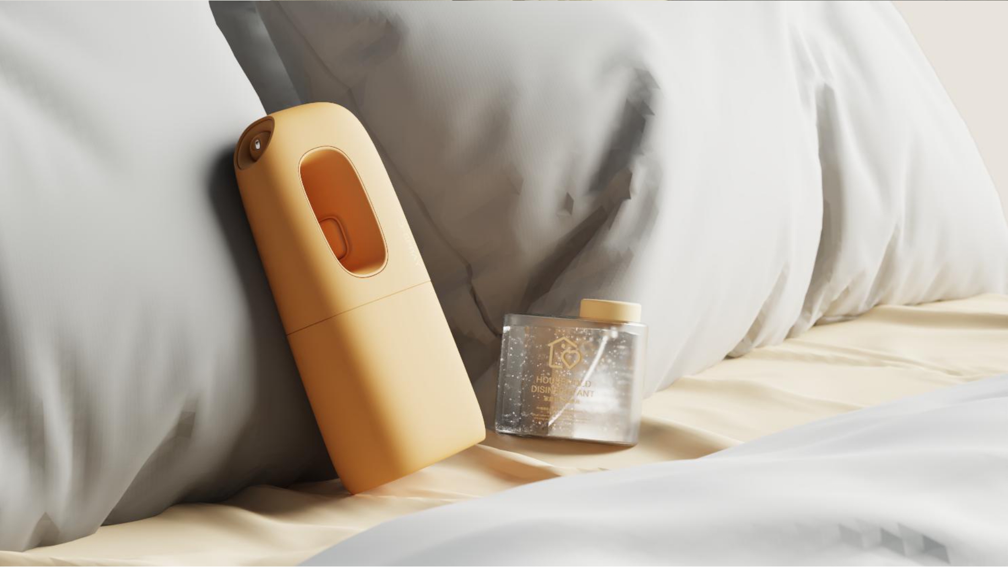 product design，industrial design，Keyshot rendering，sample reels，Disinfection spray gun，