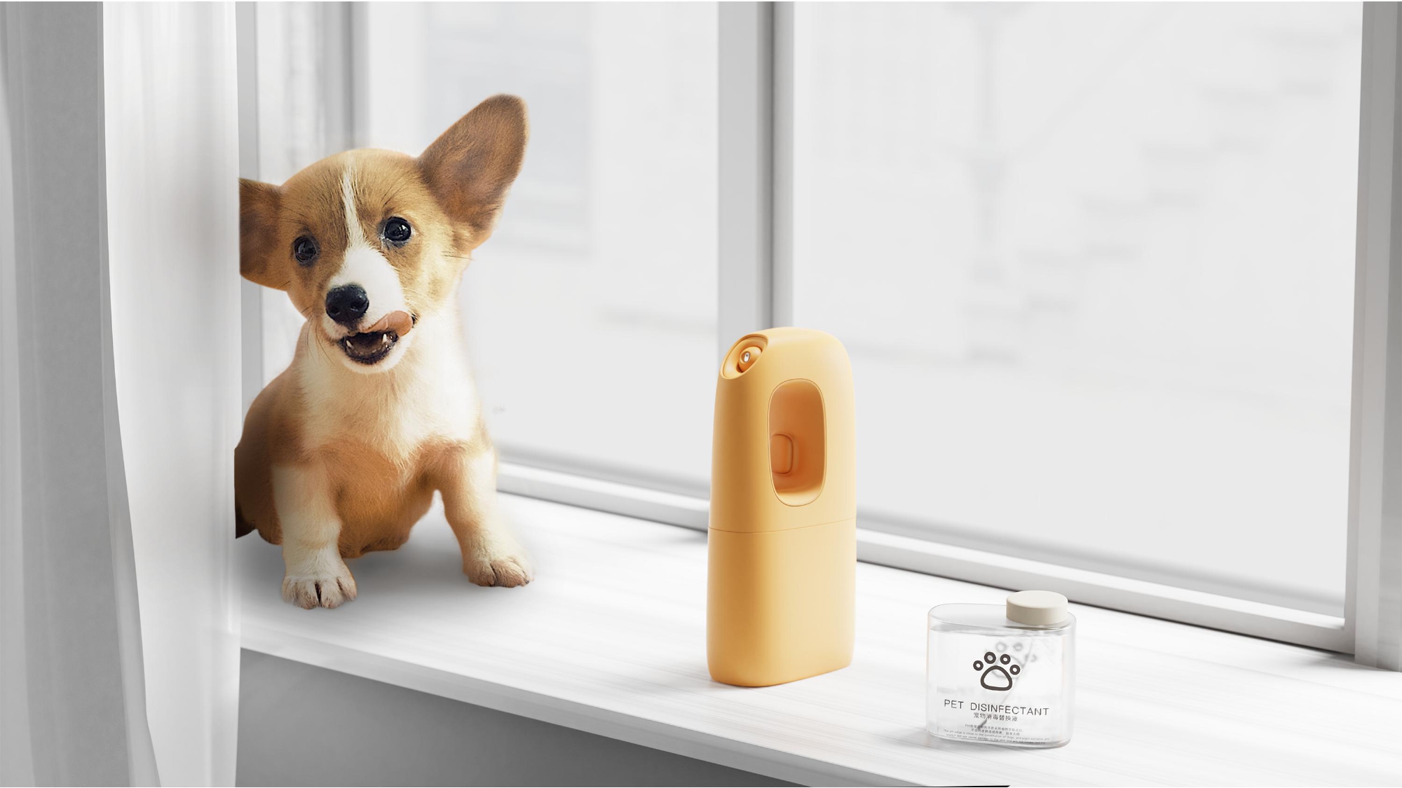 product design，industrial design，Keyshot rendering，sample reels，Disinfection spray gun，