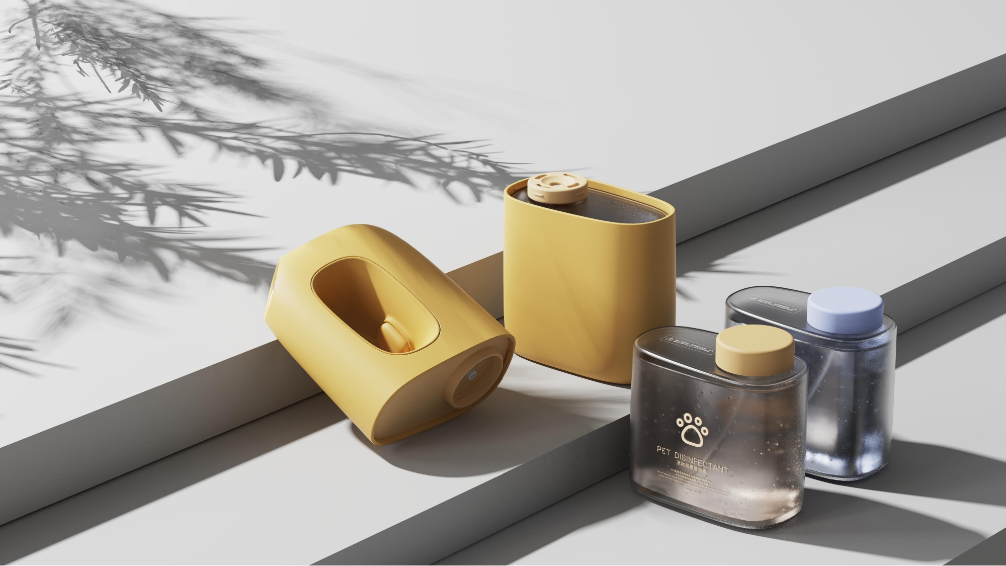 product design，industrial design，Keyshot rendering，sample reels，Disinfection spray gun，