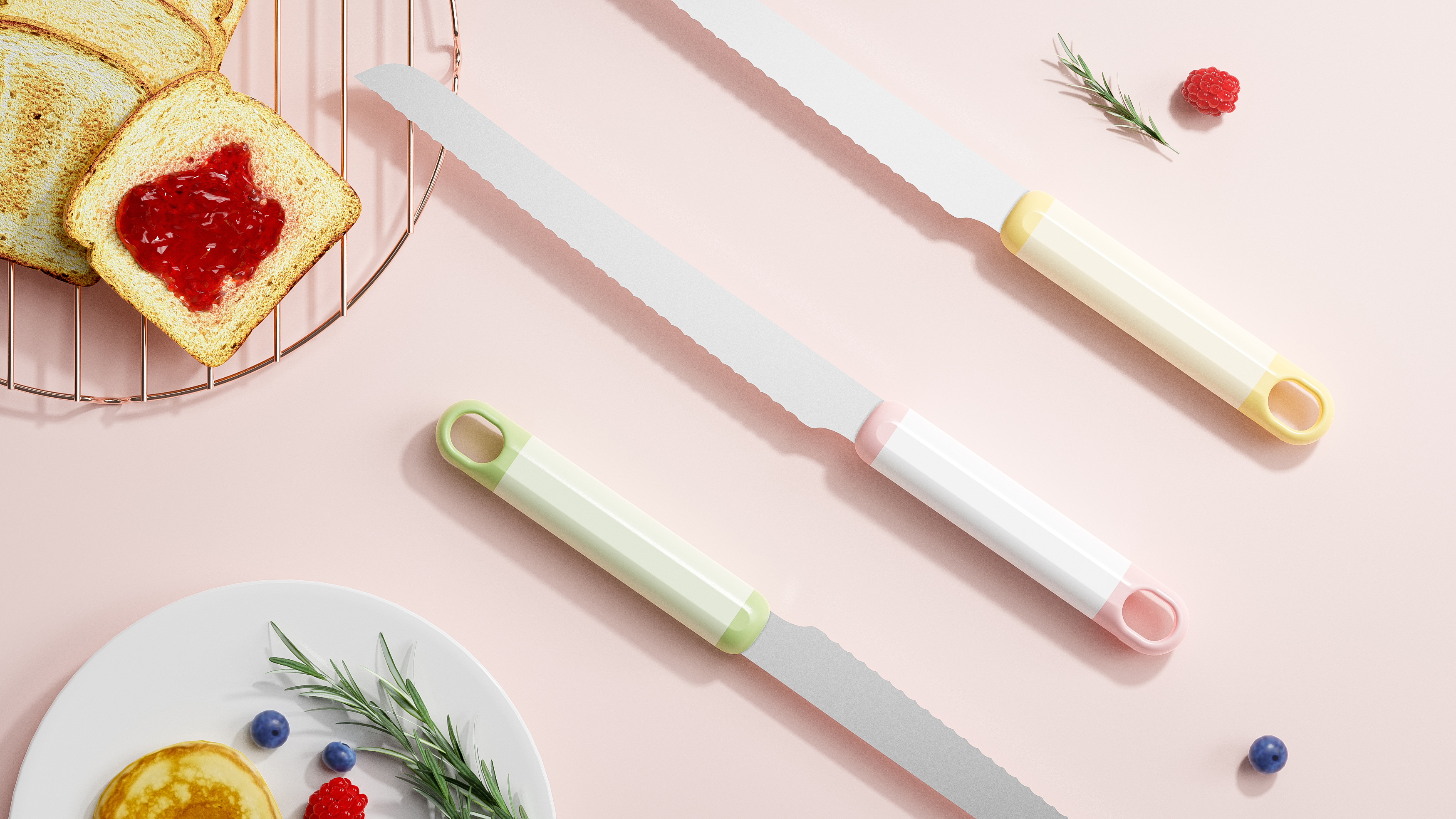 knife，keyshot，Render，kitchen，lovely，