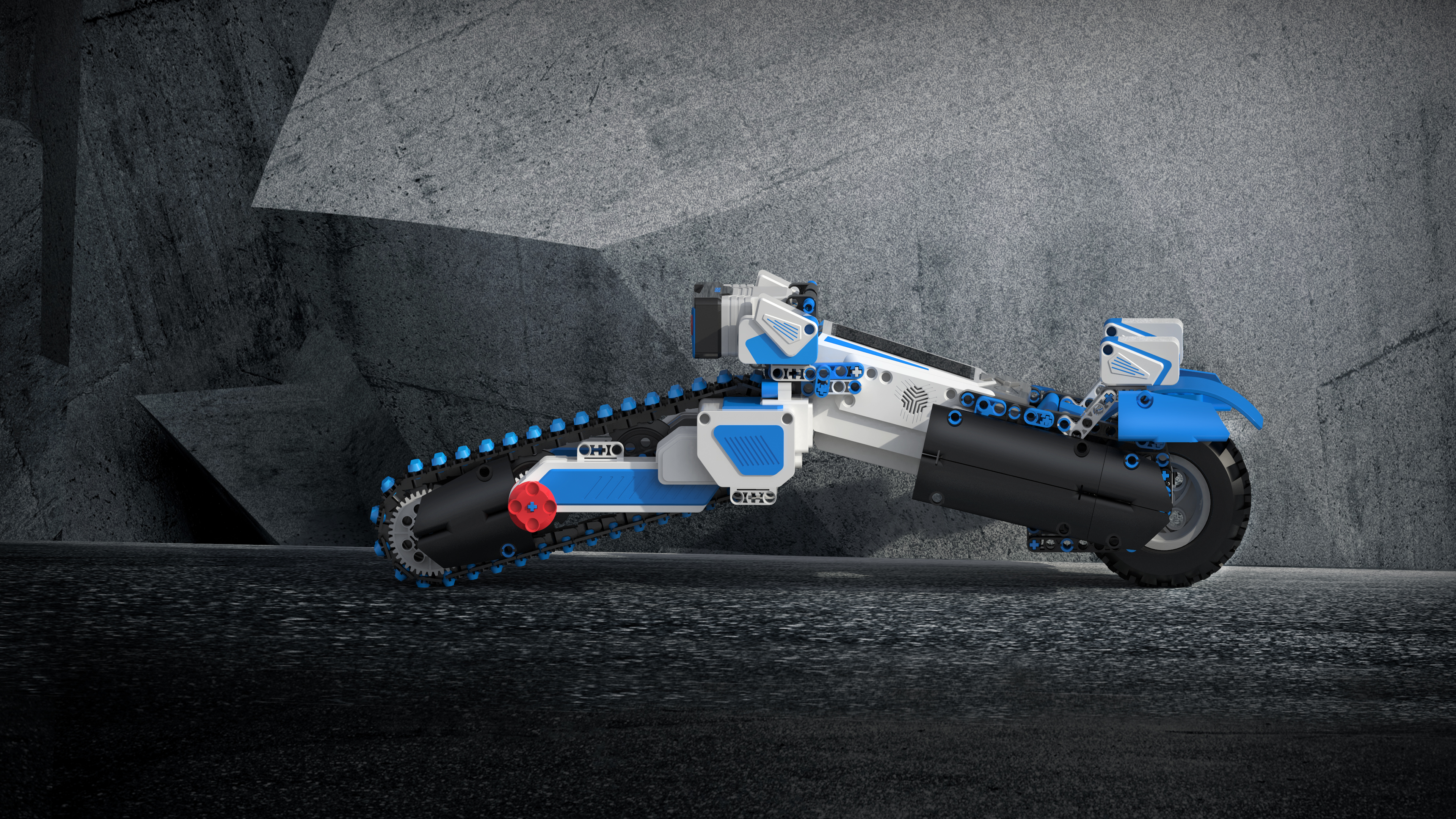 robot，Building blocks，