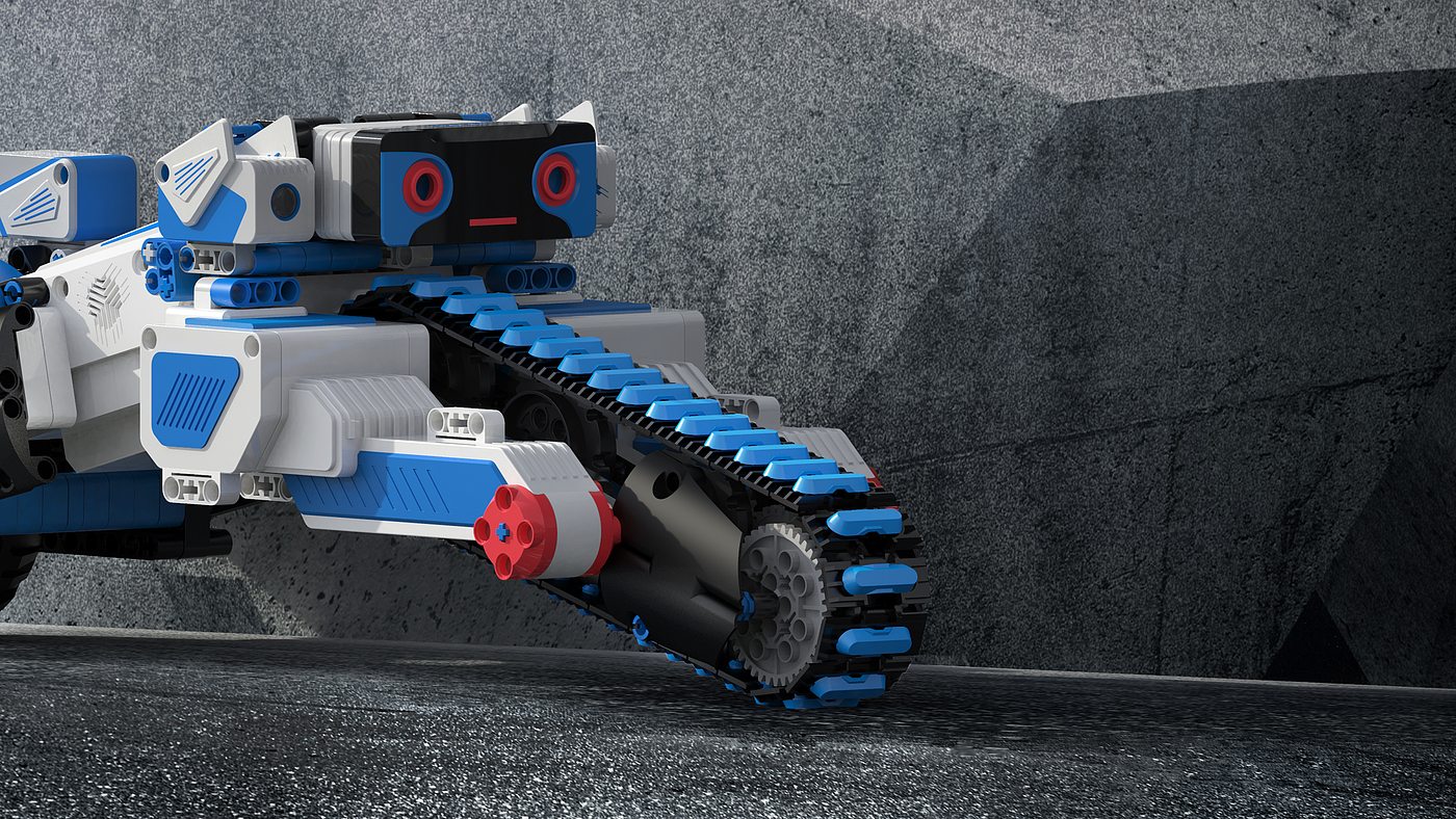 robot，Building blocks，