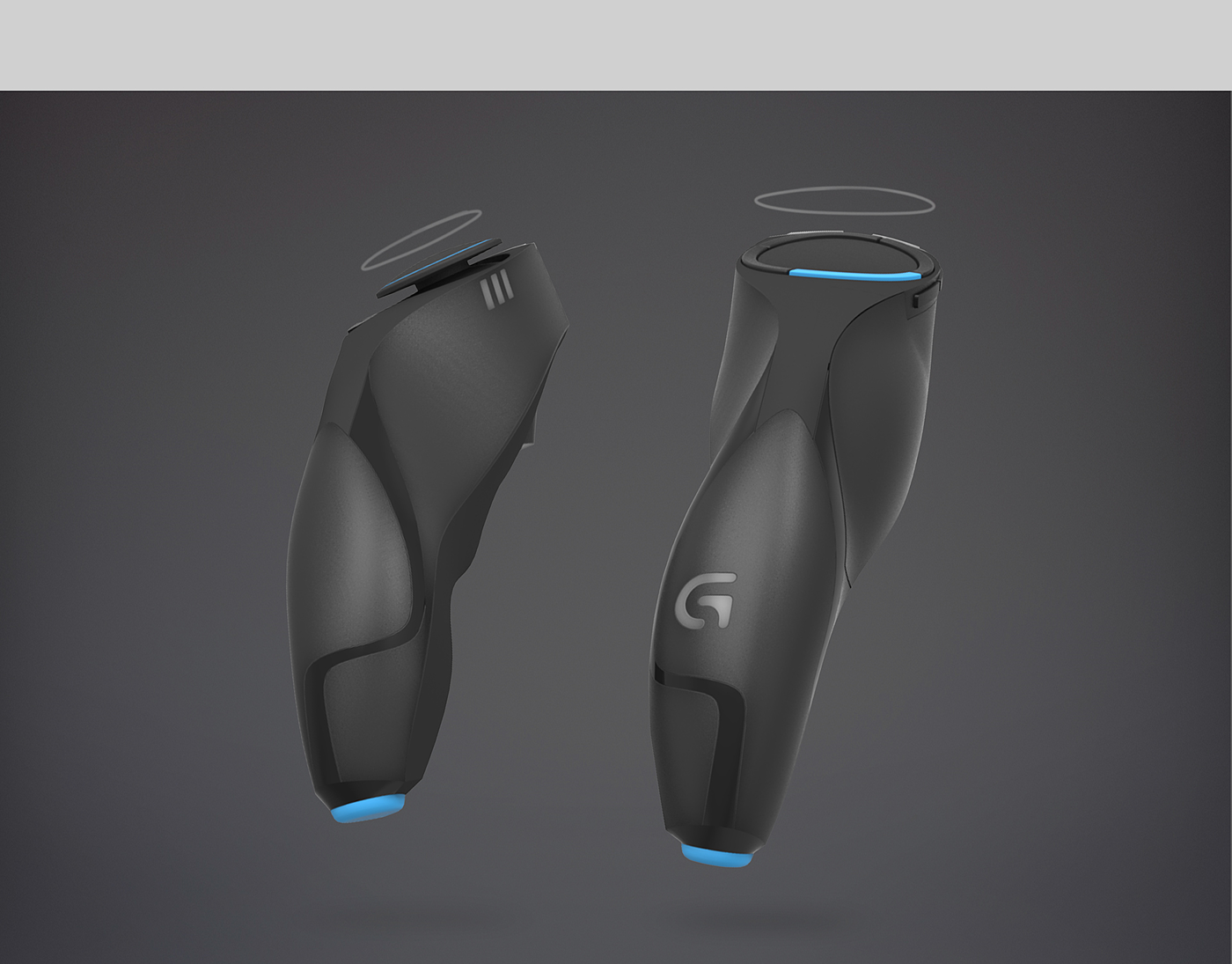 concept，Game handle，Logitech，