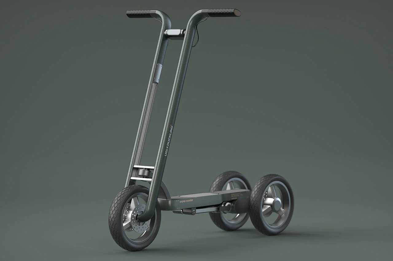 Simplicity，Electric bicycle，deformation，Scooter，traffic，Popup Scooter，