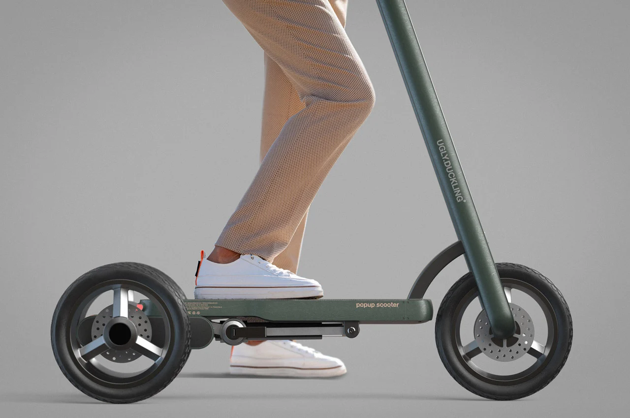Simplicity，Electric bicycle，deformation，Scooter，traffic，Popup Scooter，