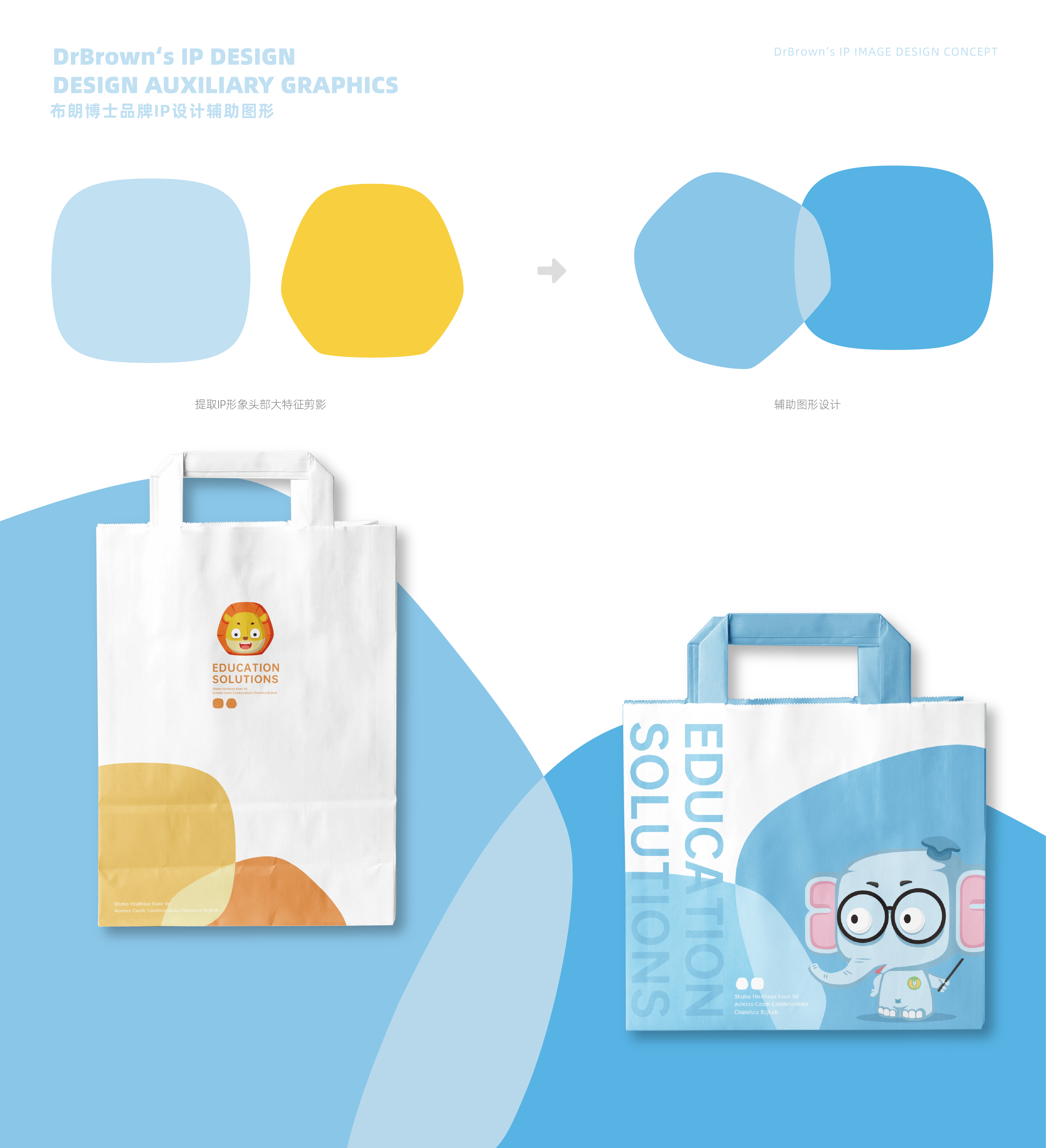 IP Design，Baby products，Bottle design，Brand vision，Dr. Brown，Baby elephant，lion，