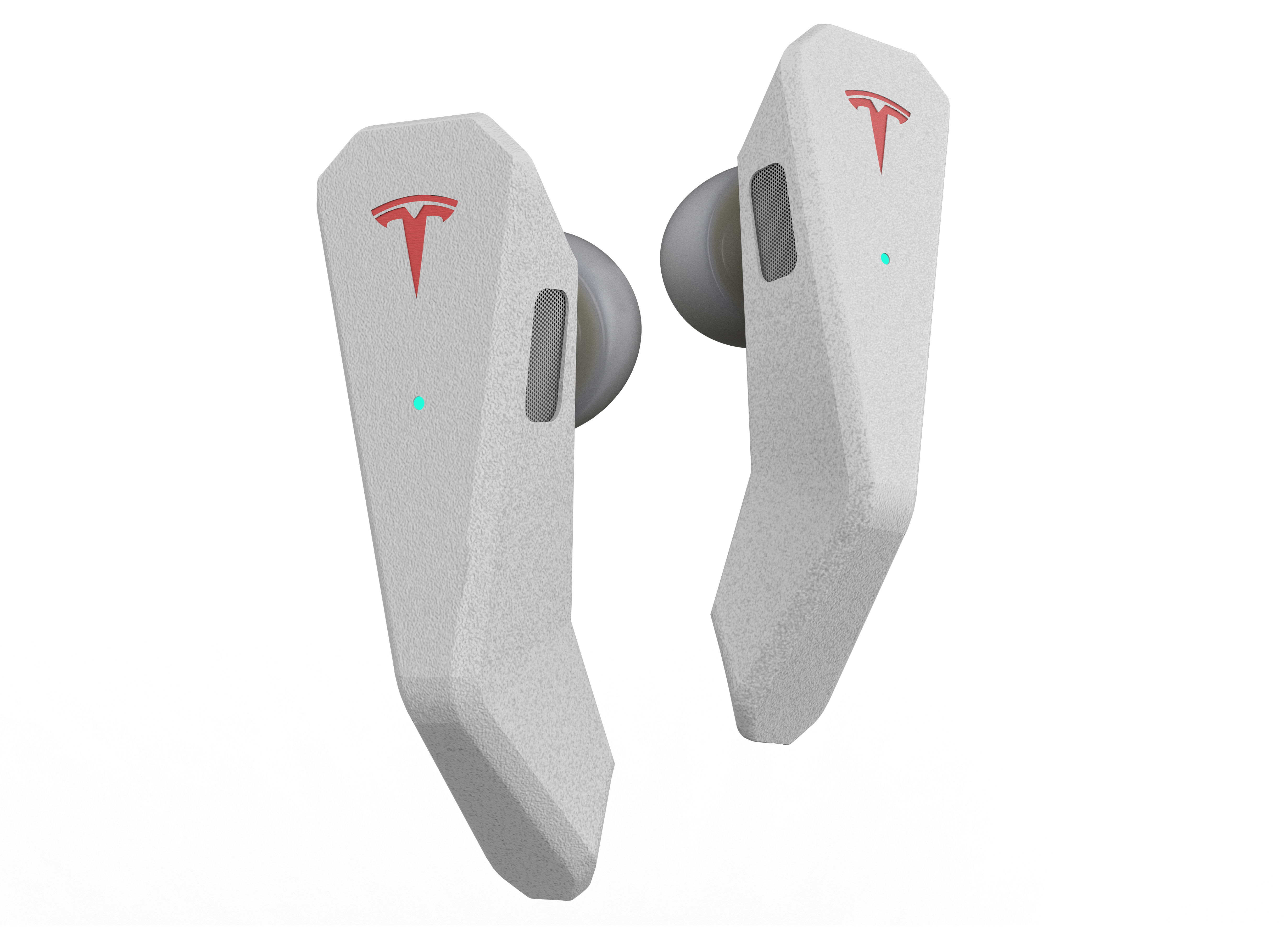 Sense of science and technology，TWS headset，Tesla，Simplicity，fashion，