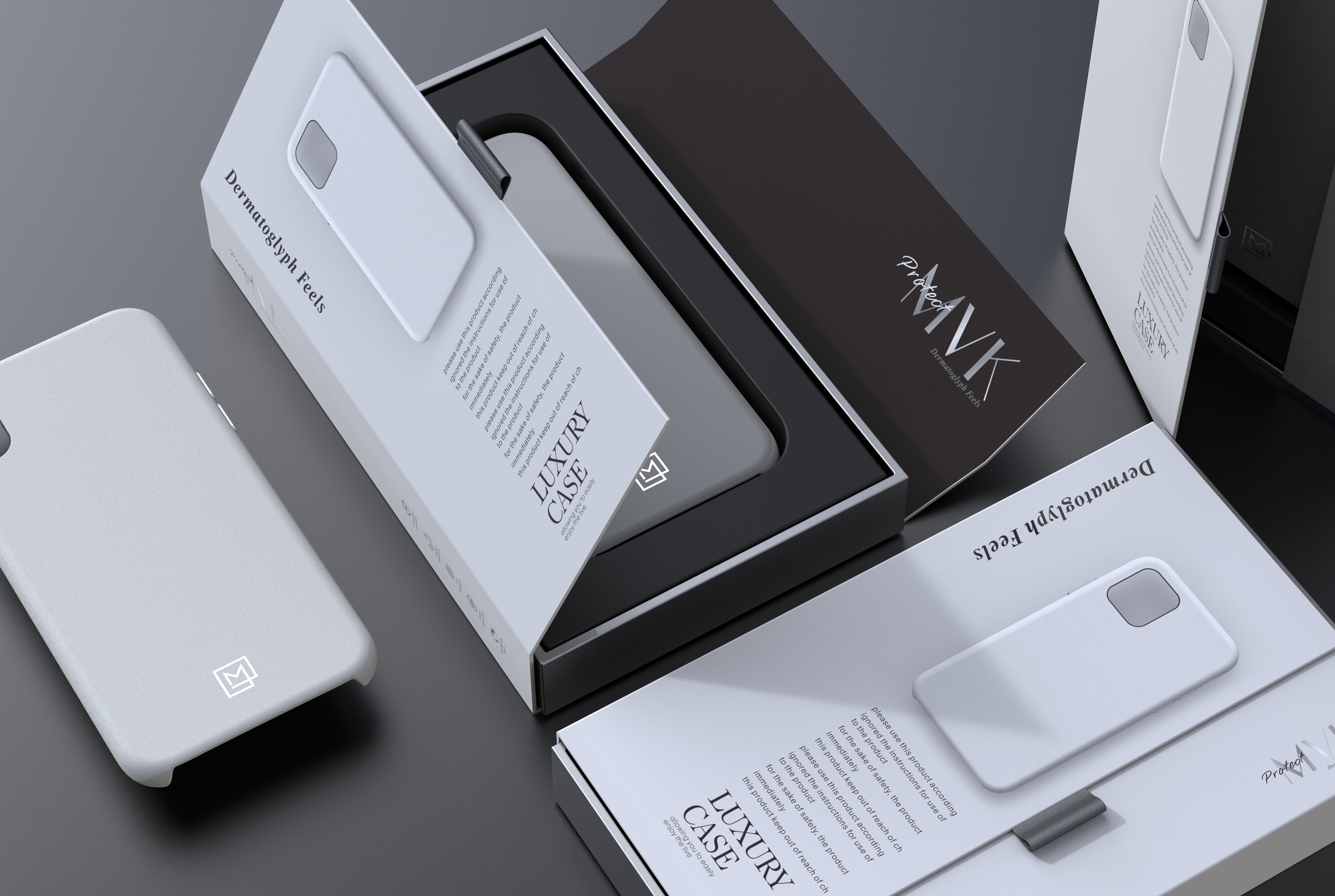 Mobile phone peripheral，Anti-fall protective shell，Mobile phone case packaging，Packaging customization，Digital packaging，3C Electronics，Consumer electronics packaging，Case，